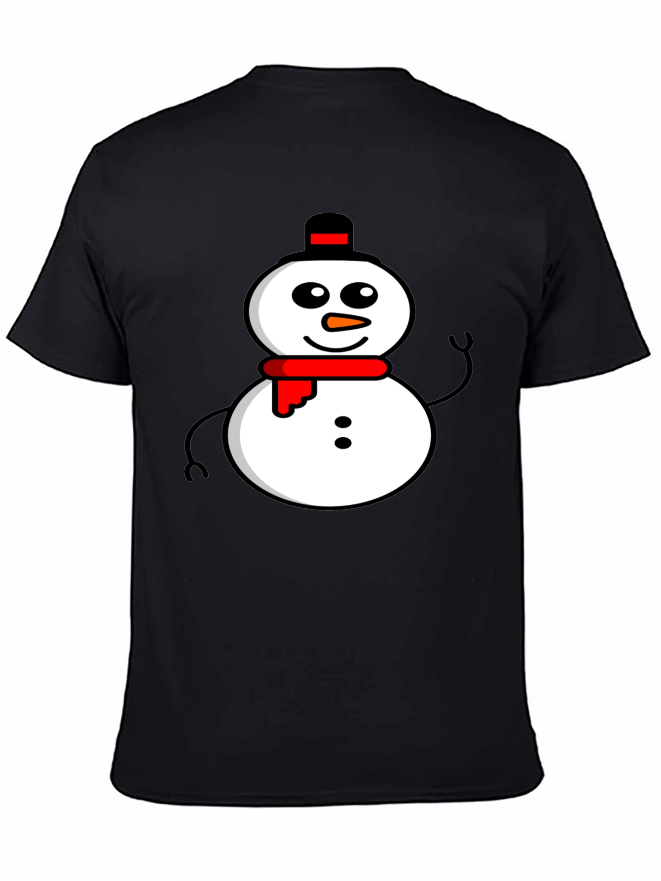 Snowman Graphic Tee - Winter Holiday Apparel