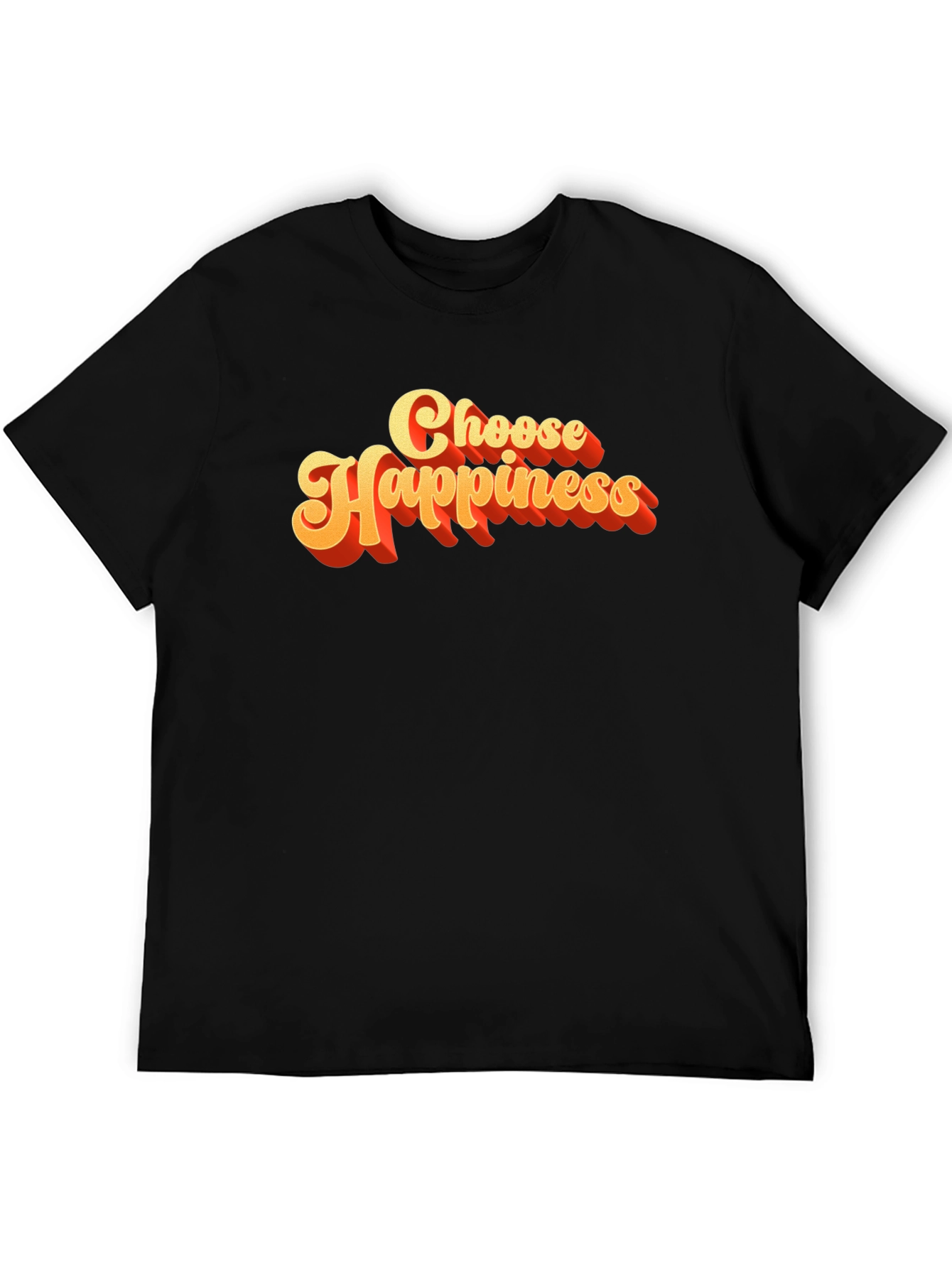 Choose Happiness T-Shirt - Retro Style