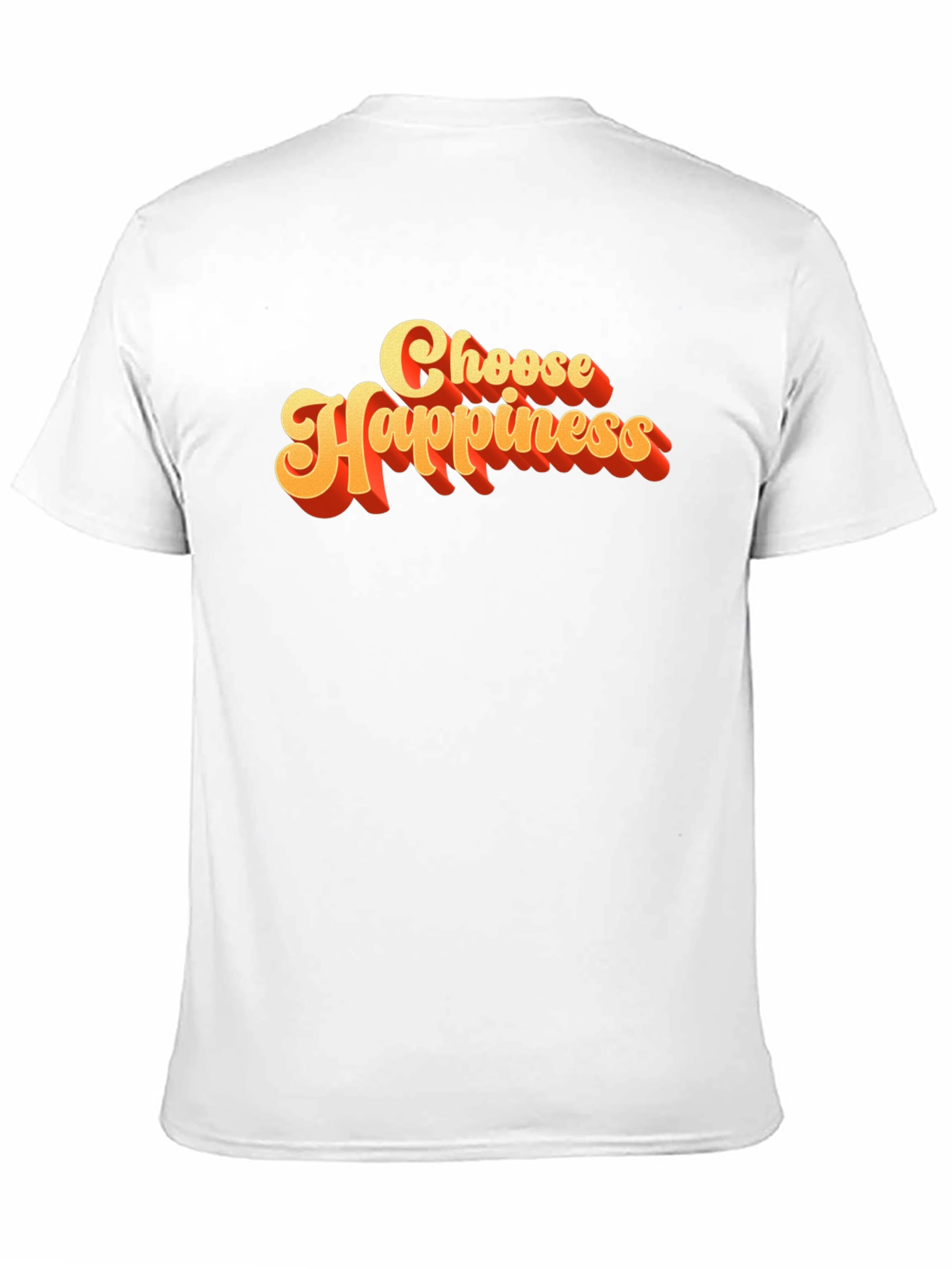 Choose Happiness T-Shirt - Retro Style