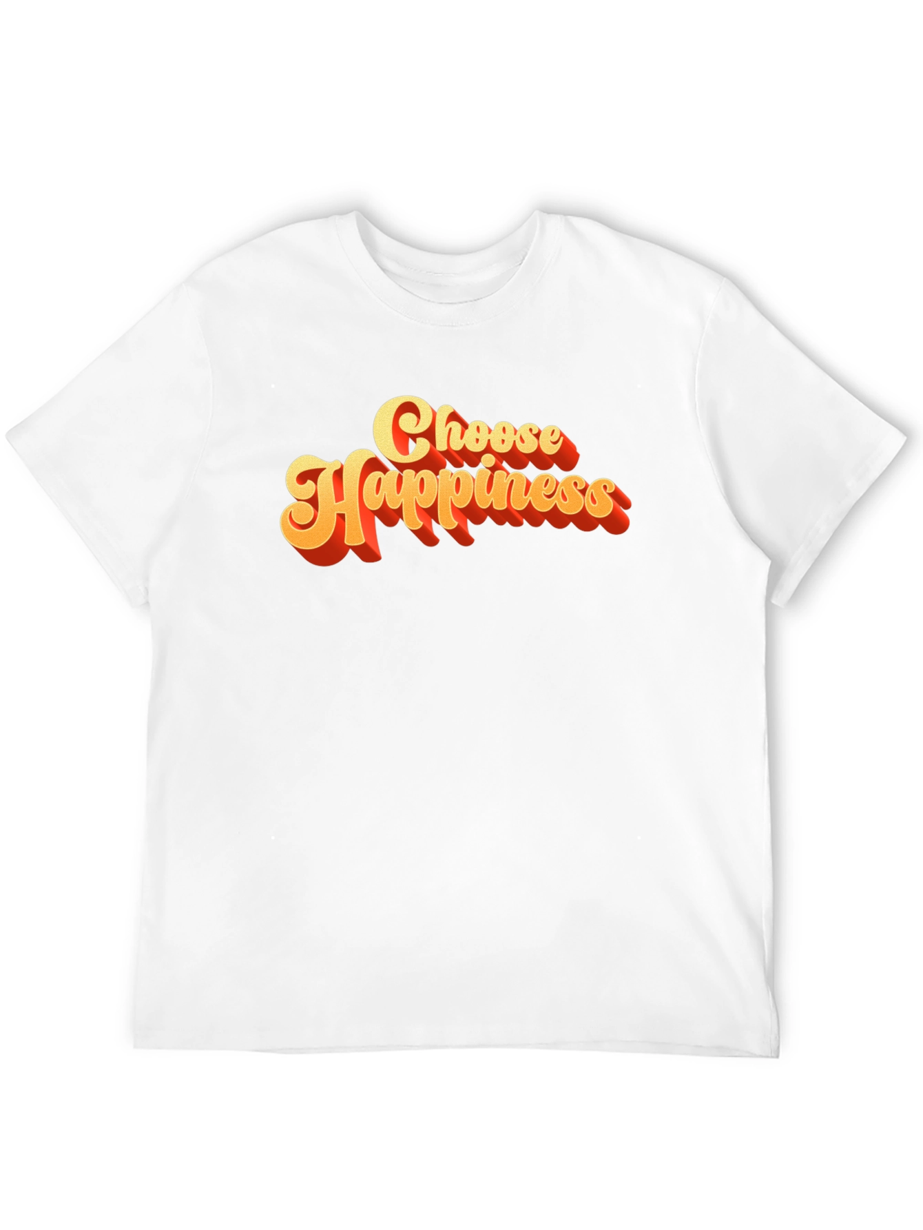 Choose Happiness T-Shirt - Retro Style