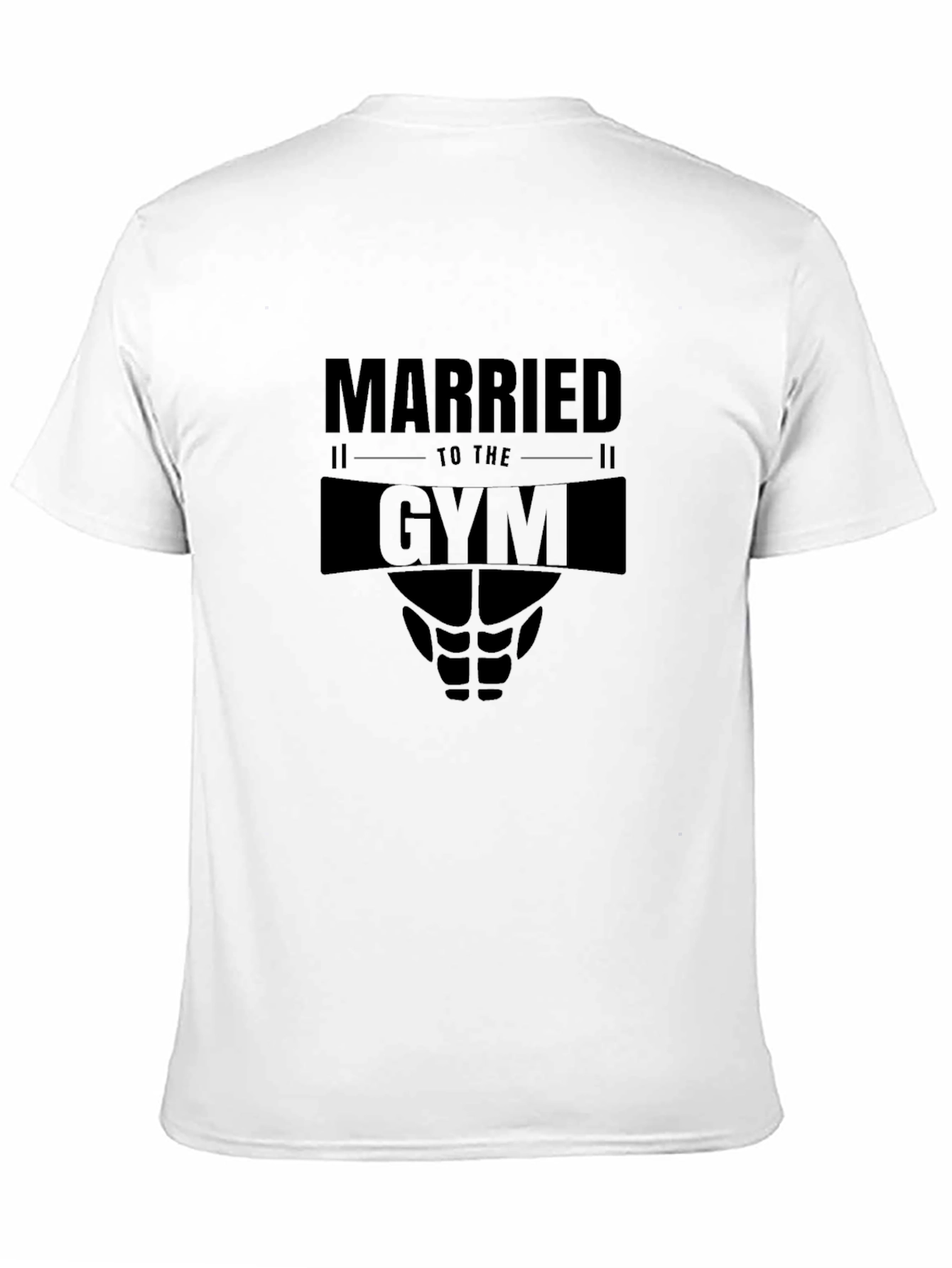 Married To The Gym Black Graphic T-Shirt