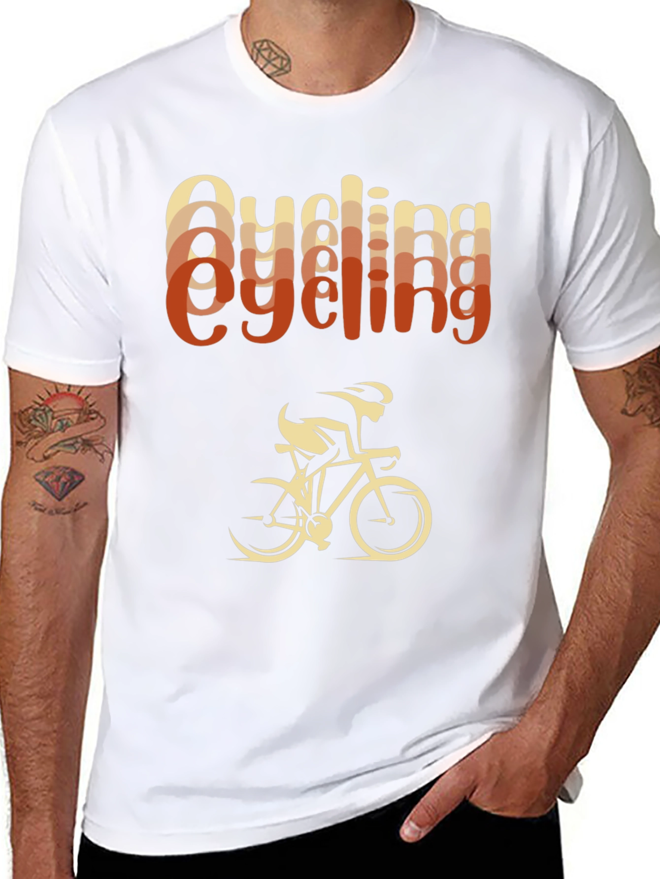 Retro Cycling T-Shirt - Bike Lovers Tee