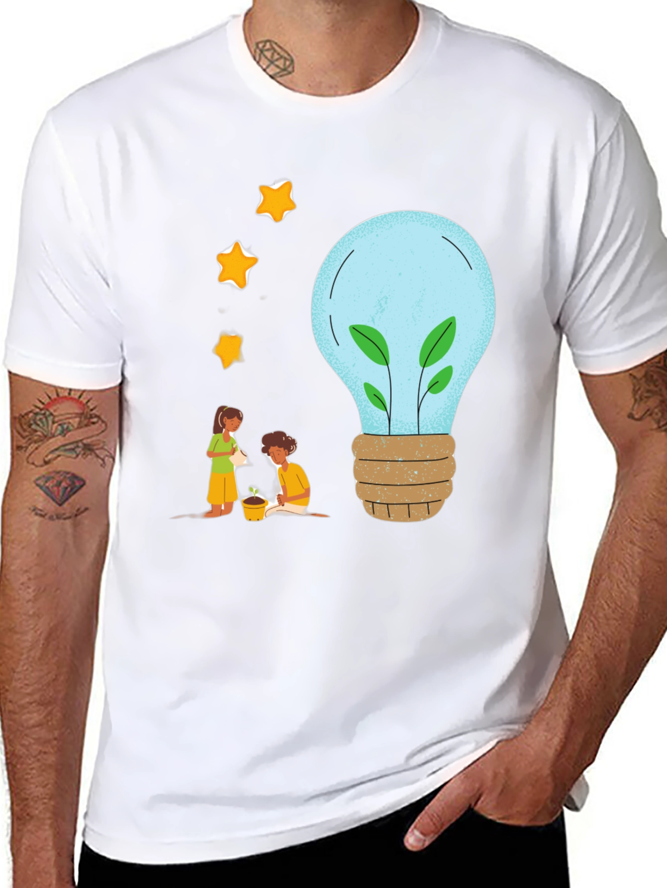 Eco-Friendly Graphic Tee - Plant a Brighter Future