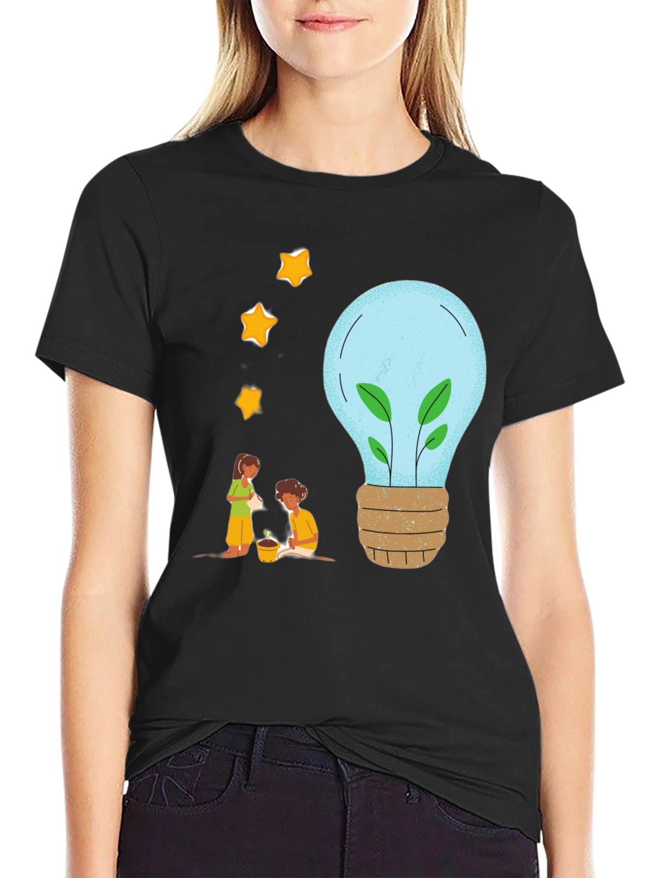 Eco-Friendly Graphic Tee - Plant a Brighter Future
