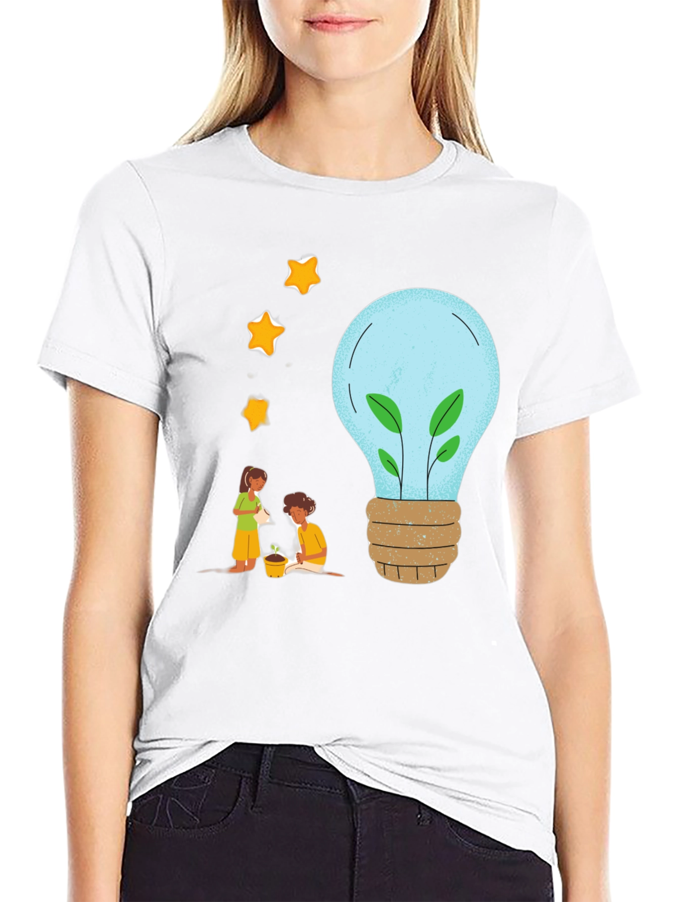 Eco-Friendly Graphic Tee - Plant a Brighter Future