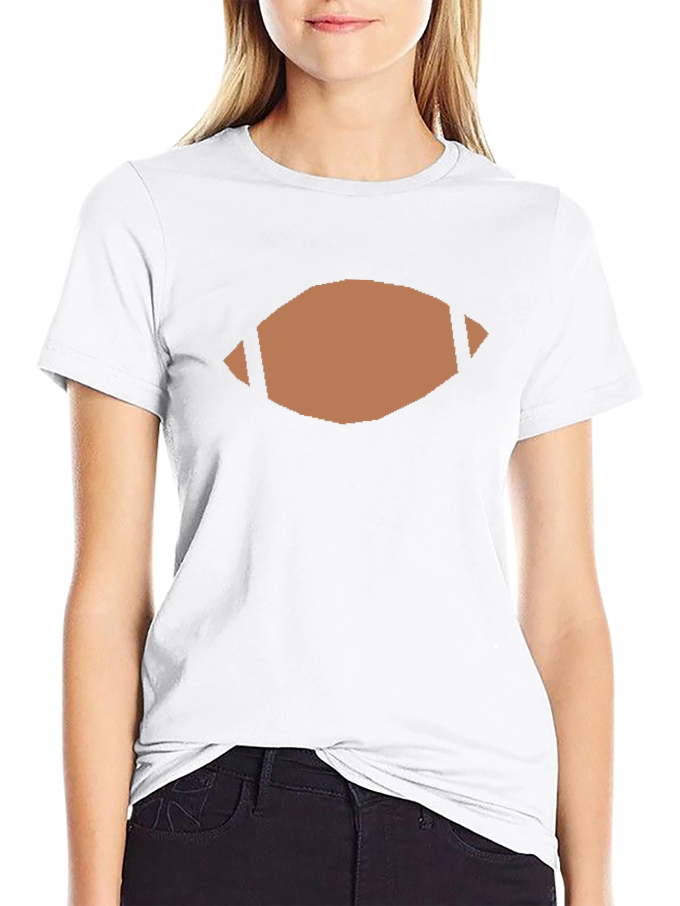 Football Graphic Tee - Casual Black T-Shirt