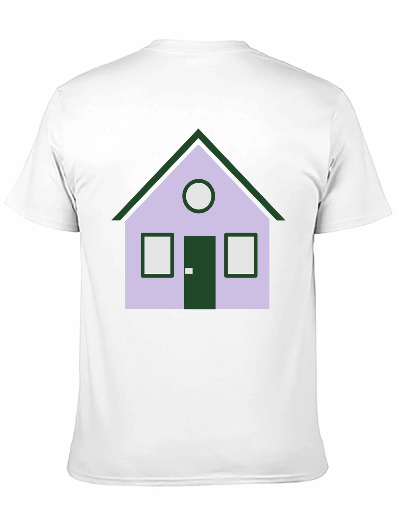House Graphic Tee - Unique Design Black