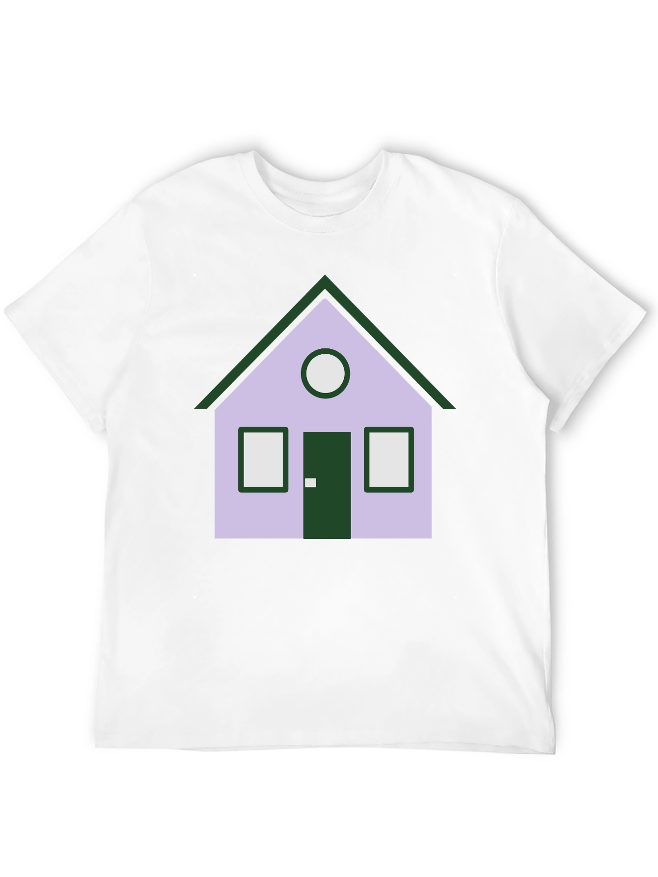 House Graphic Tee - Unique Design Black