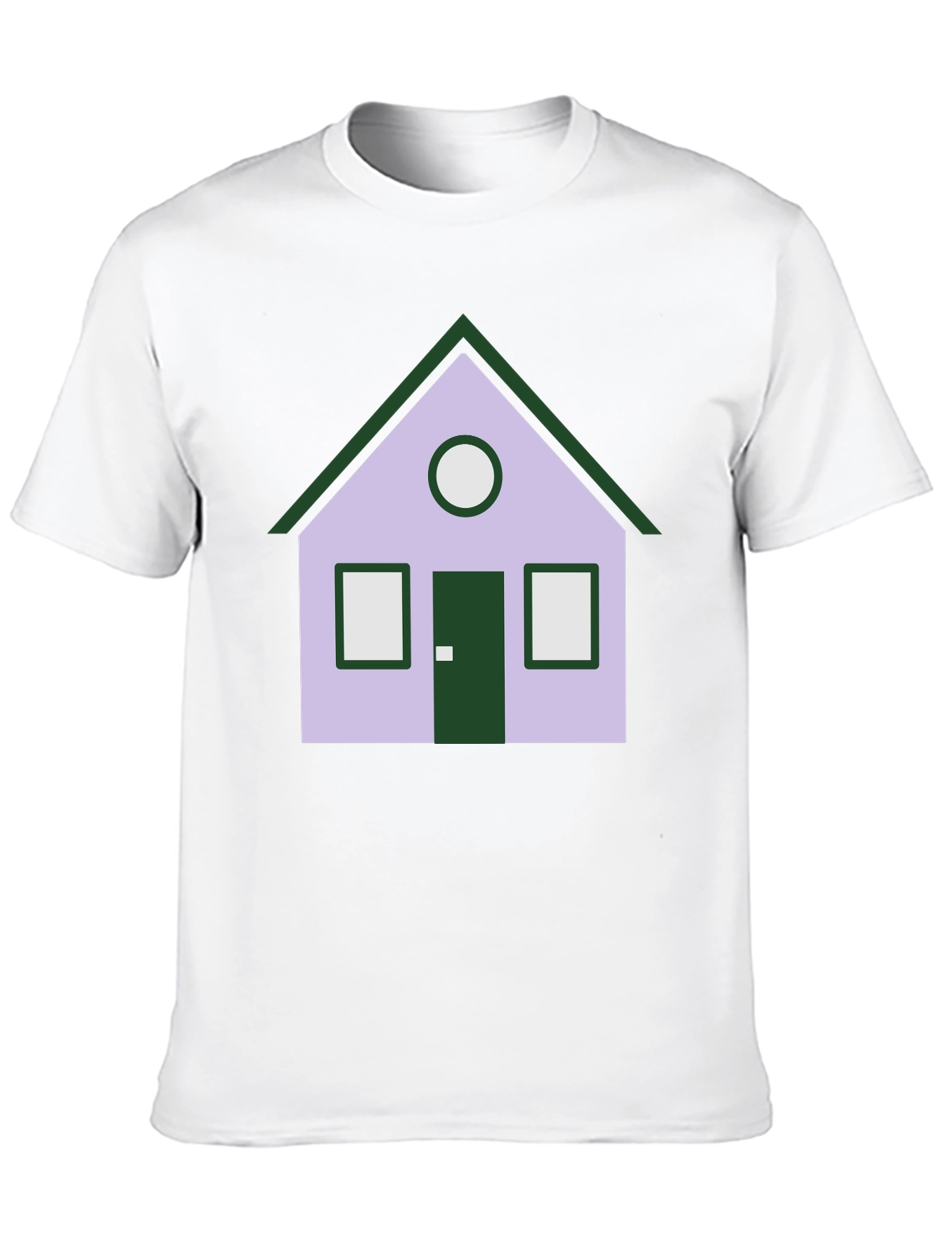 House Graphic Tee - Unique Design Black