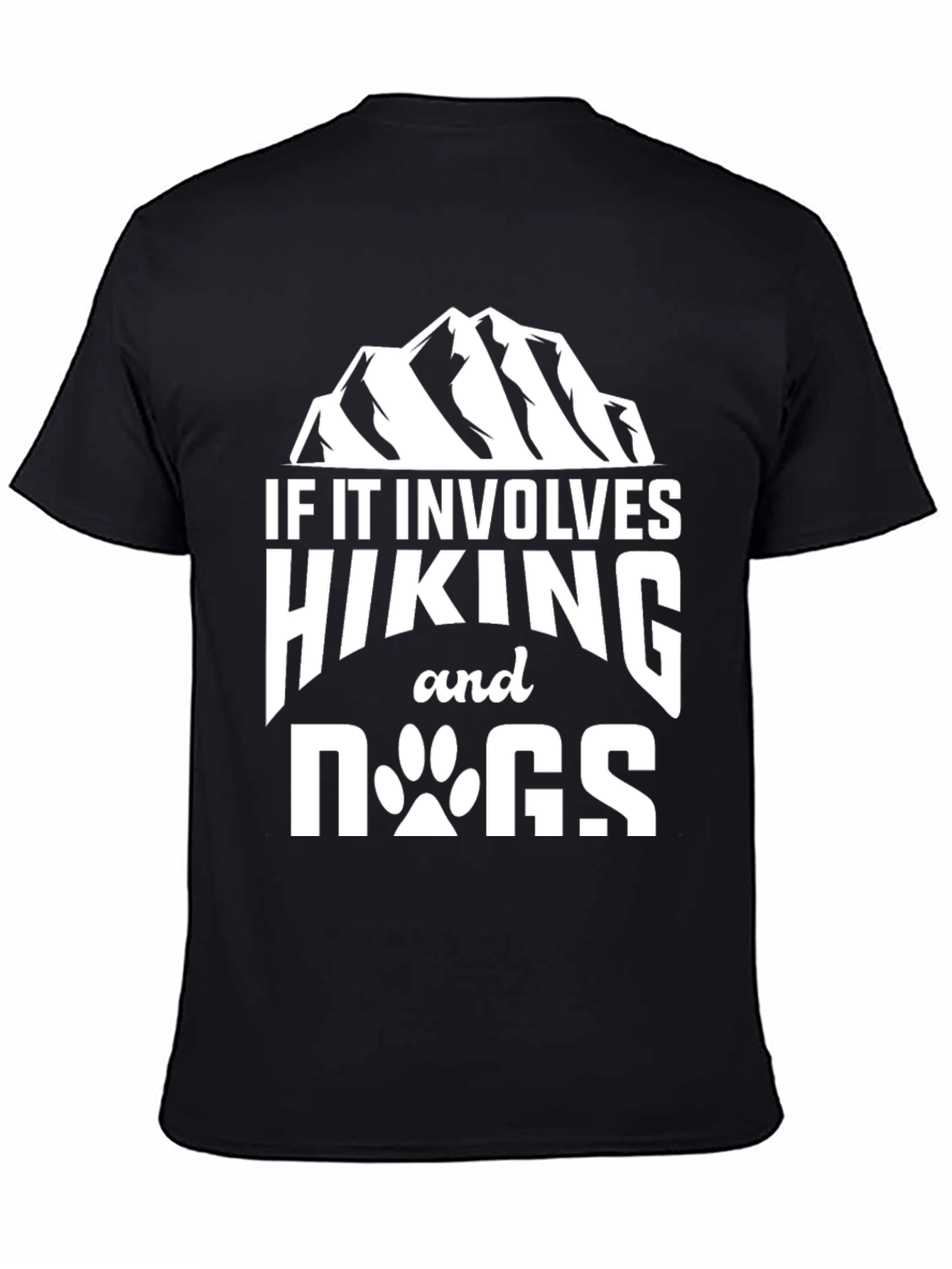 Hiking and Dogs Graphic T-Shirt