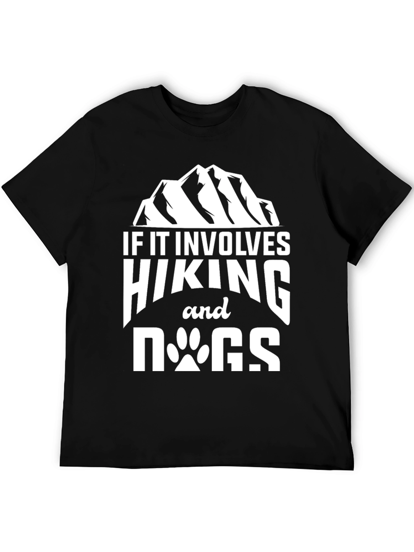 Hiking and Dogs Graphic T-Shirt