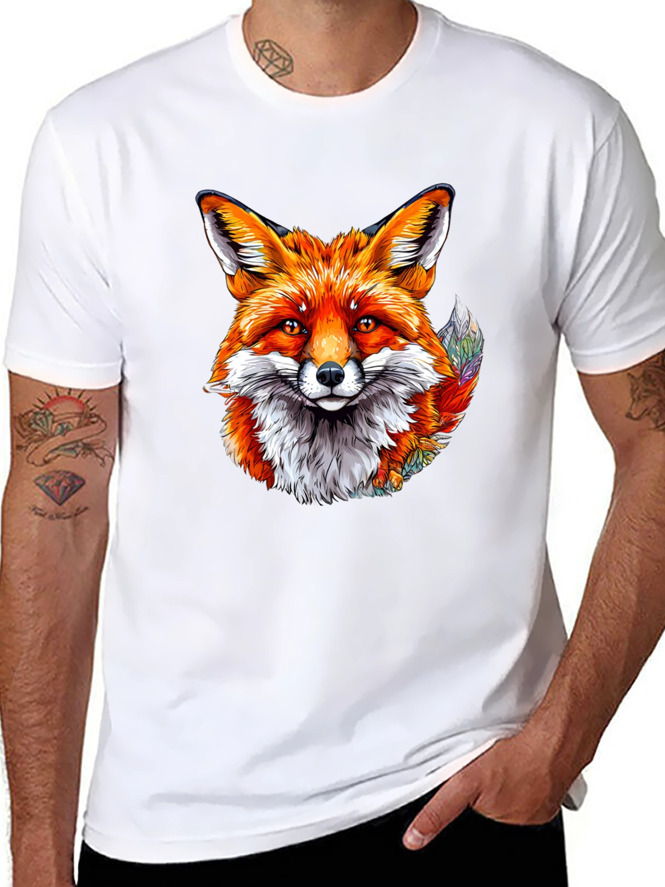 Fox Graphic T-Shirt - Cool Animal Design