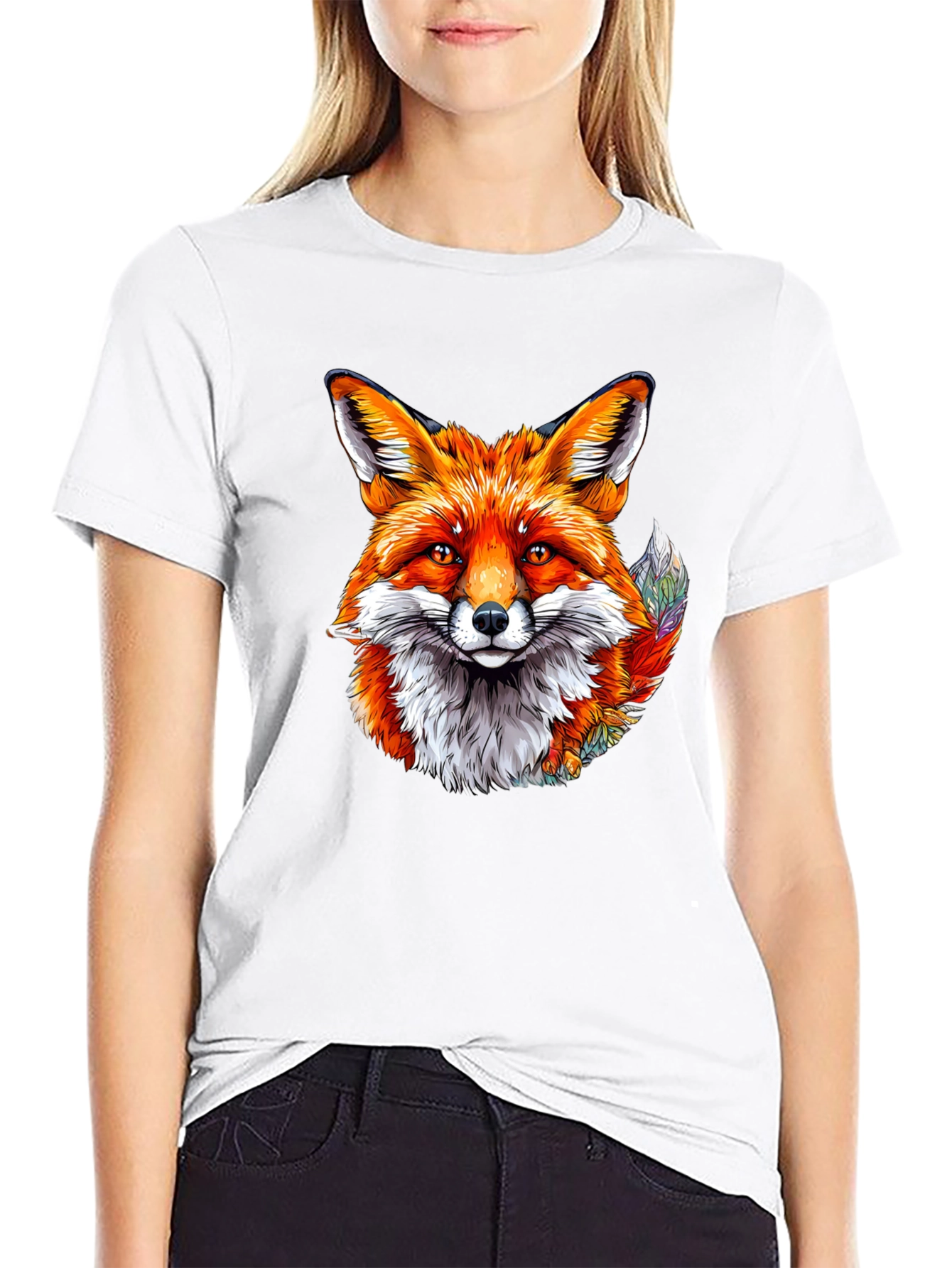 Fox Graphic T-Shirt - Cool Animal Design