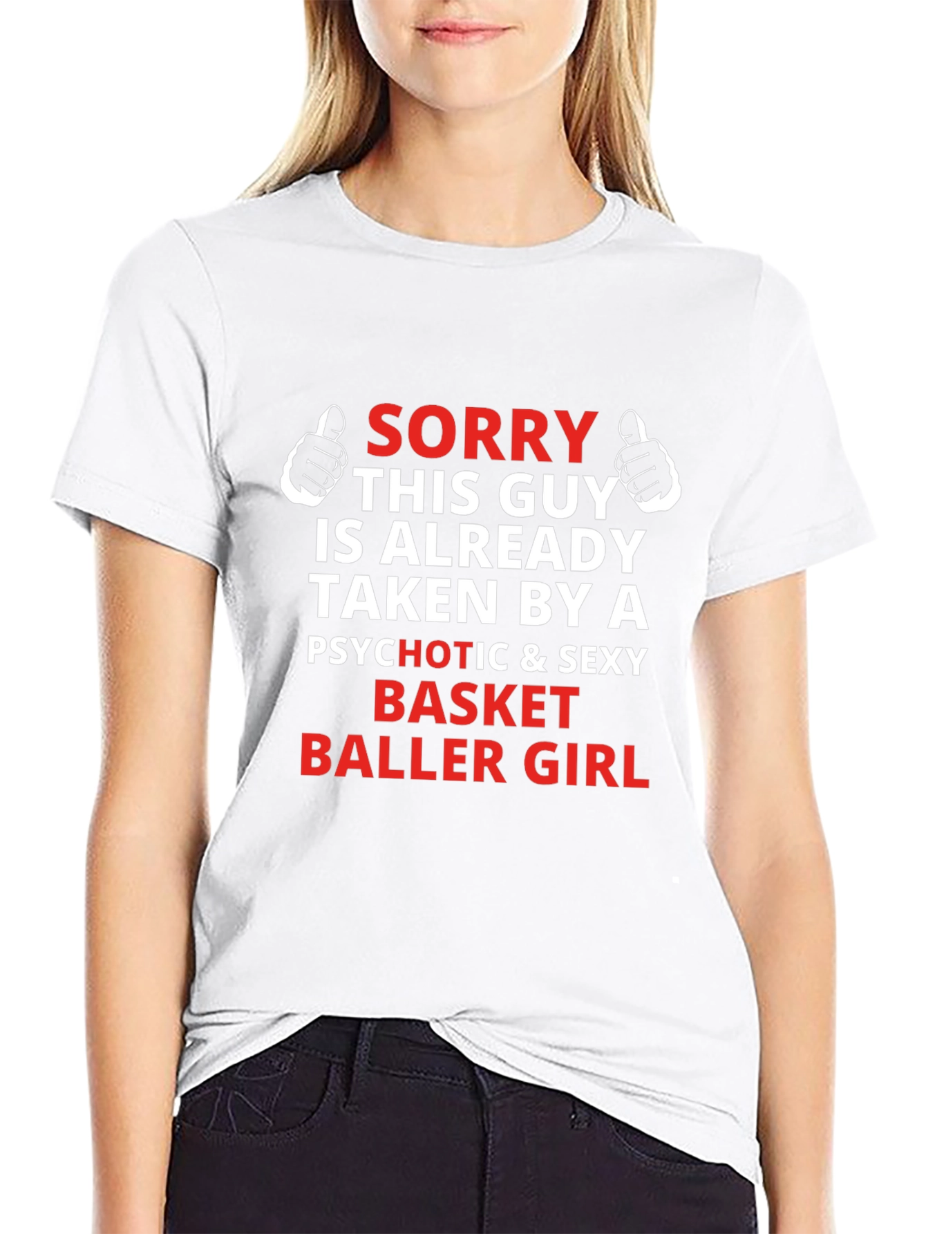 Sorry Taken By Basketball Girl T-Shirt