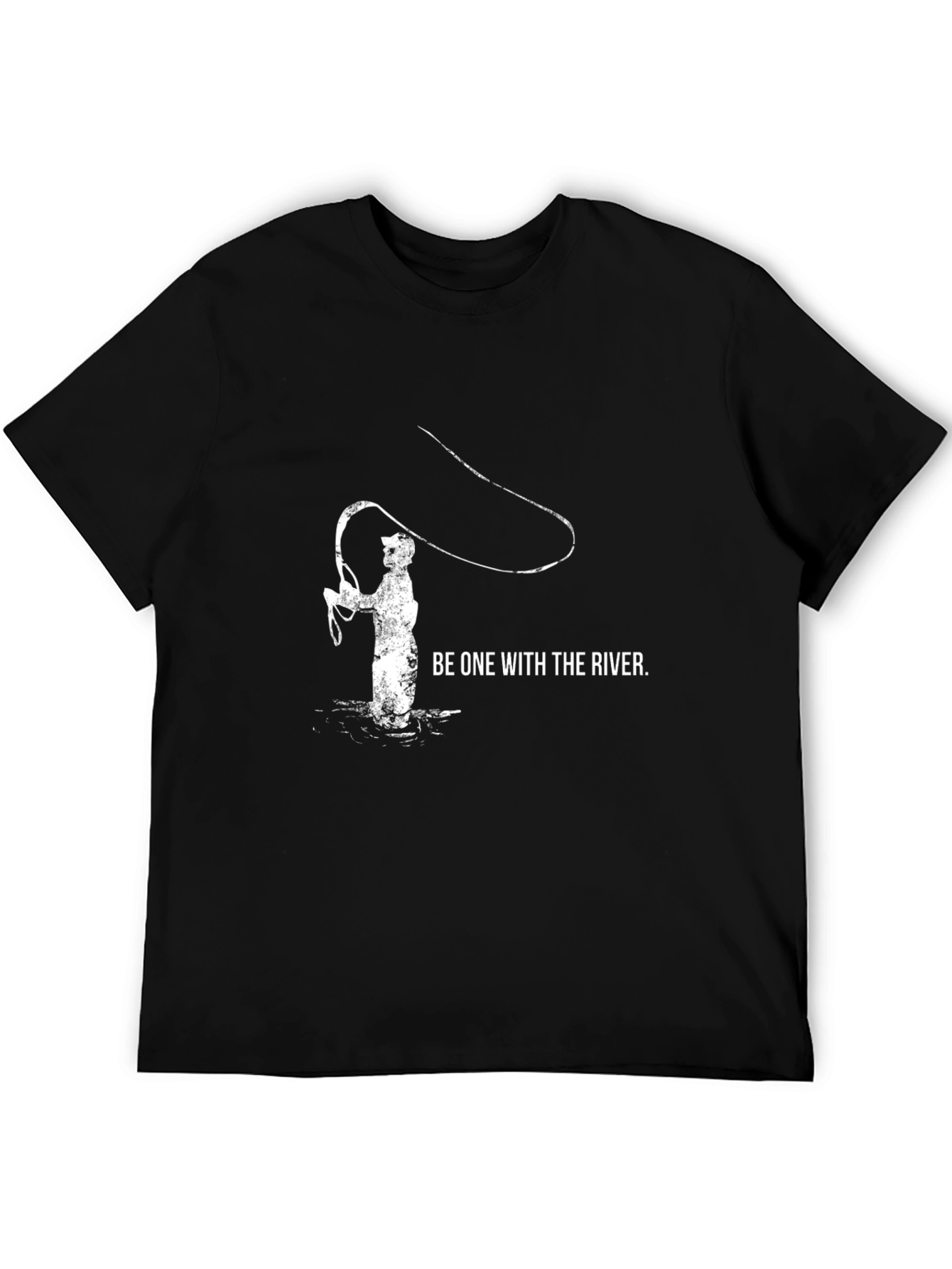 River Angler Black T-Shirt