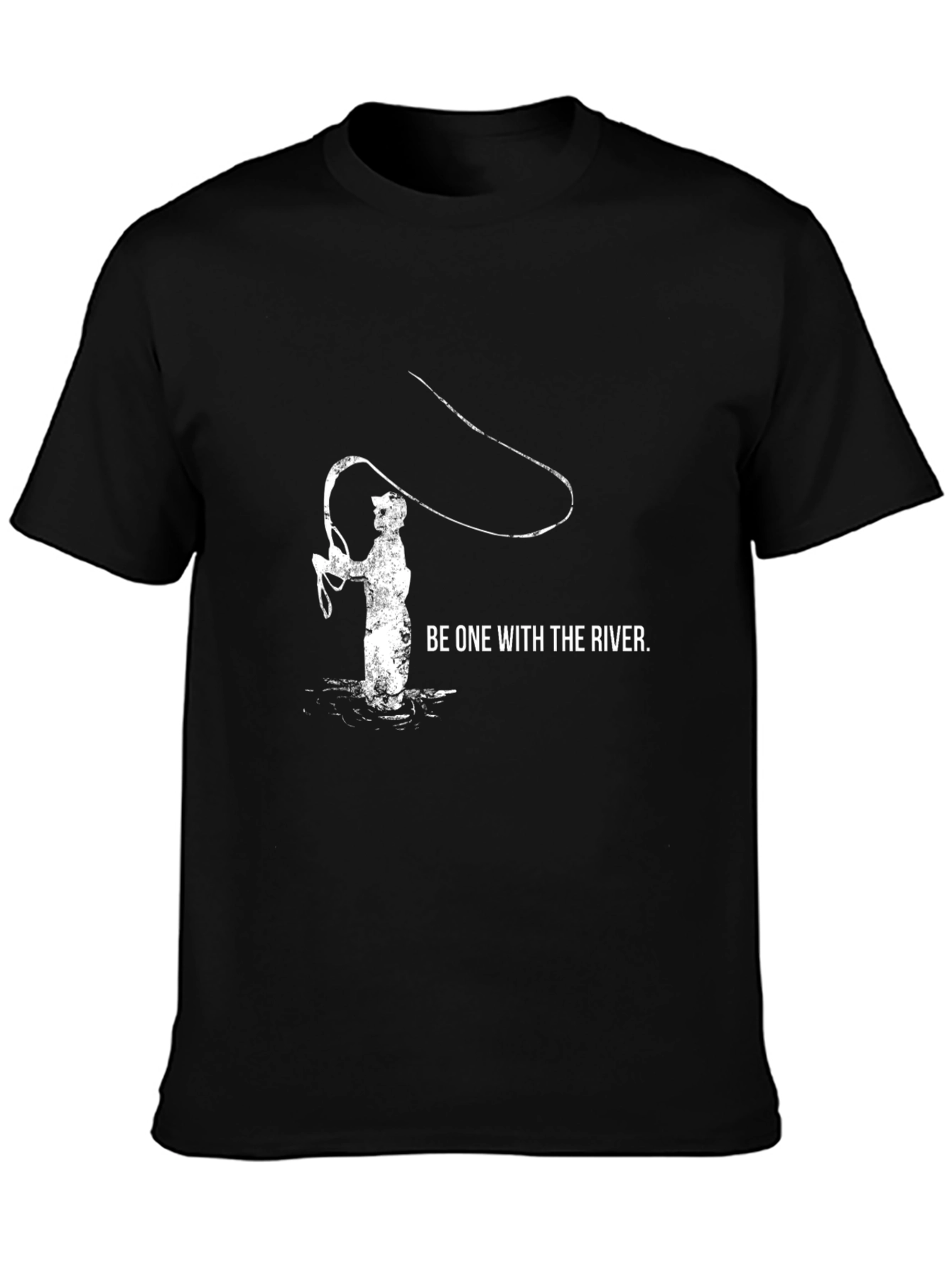 River Angler Black T-Shirt