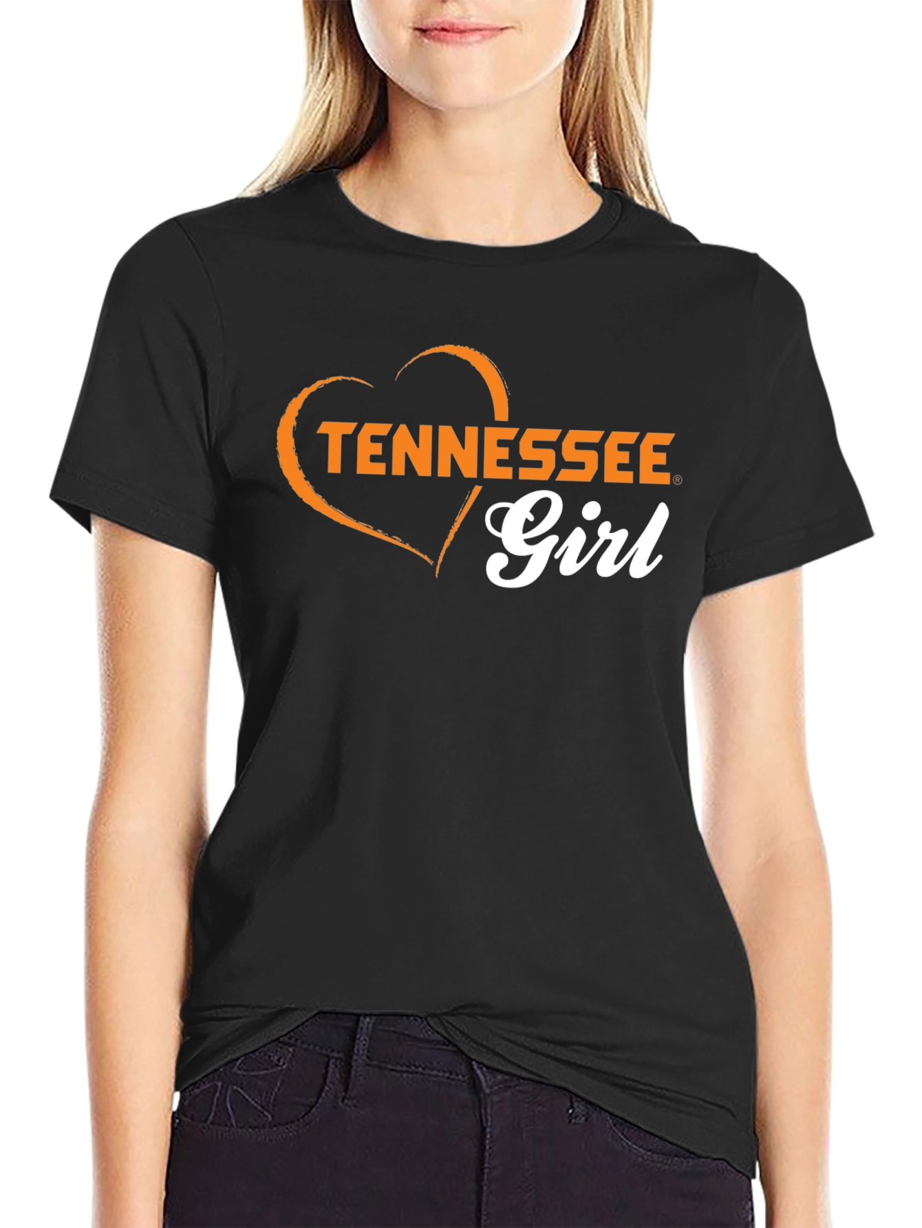 Tennessee Girl Heart Graphic Tee
