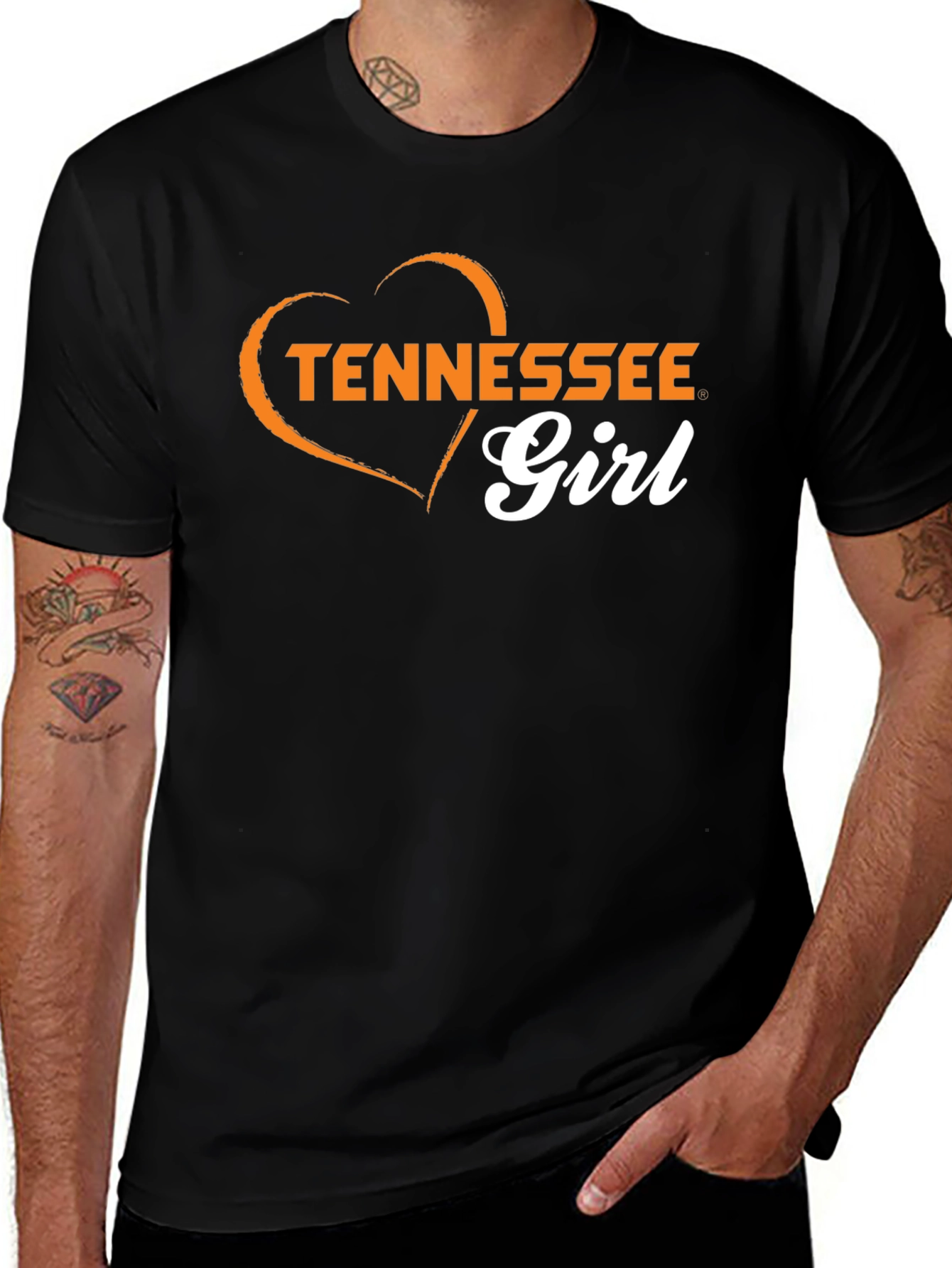 Tennessee Girl Heart Graphic Tee