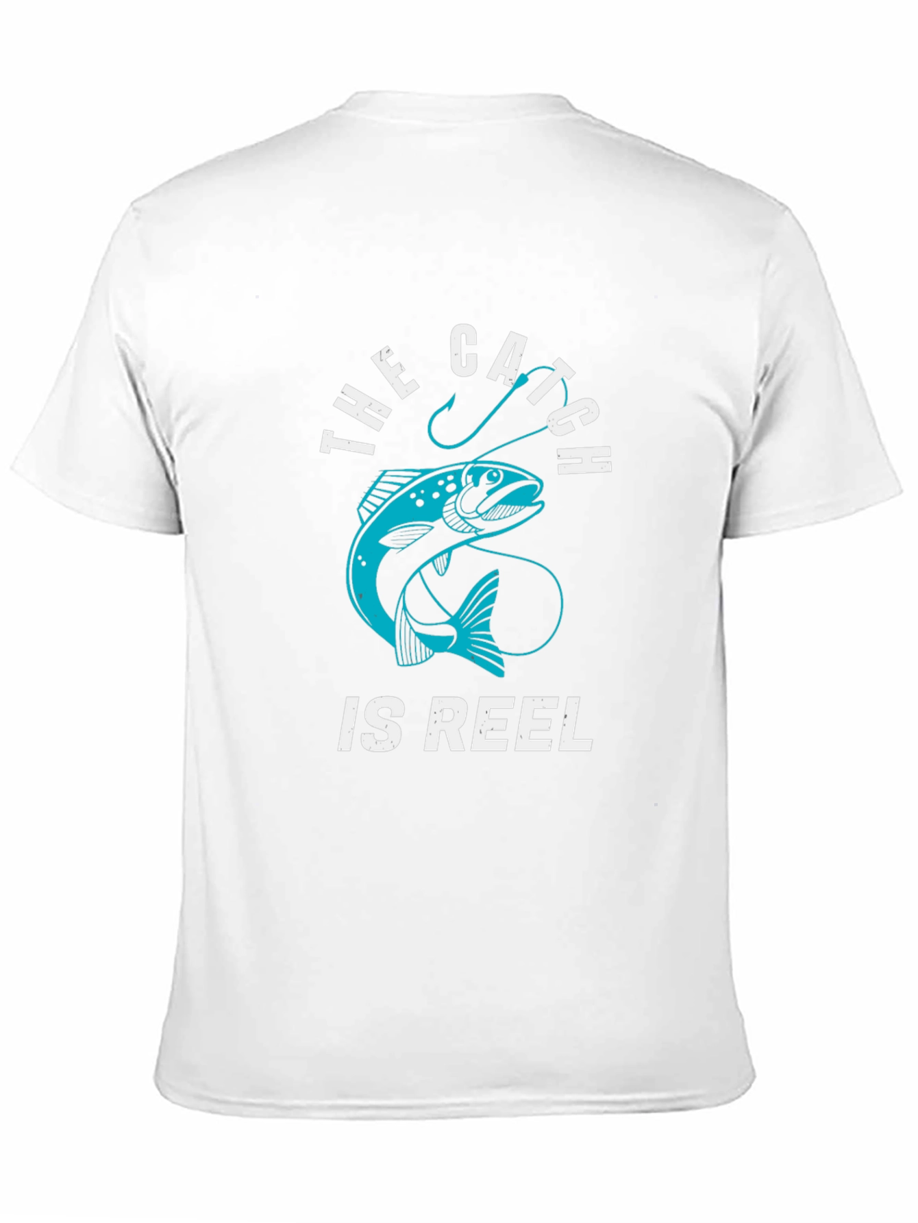 Fishing T-Shirt: The Catch Is Reel - Black