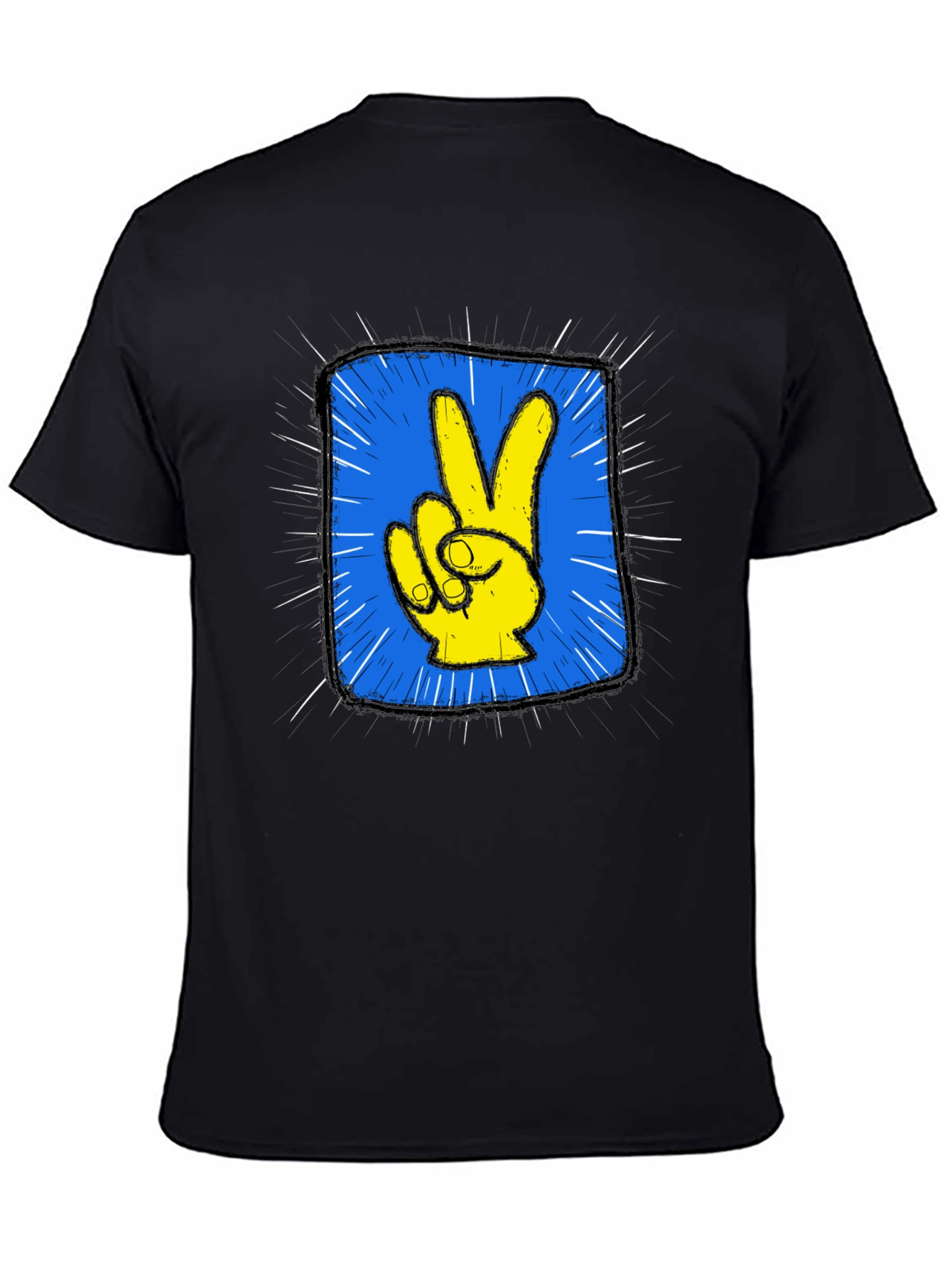 Peace Hand Graphic Tee - Stylish & Comfortable