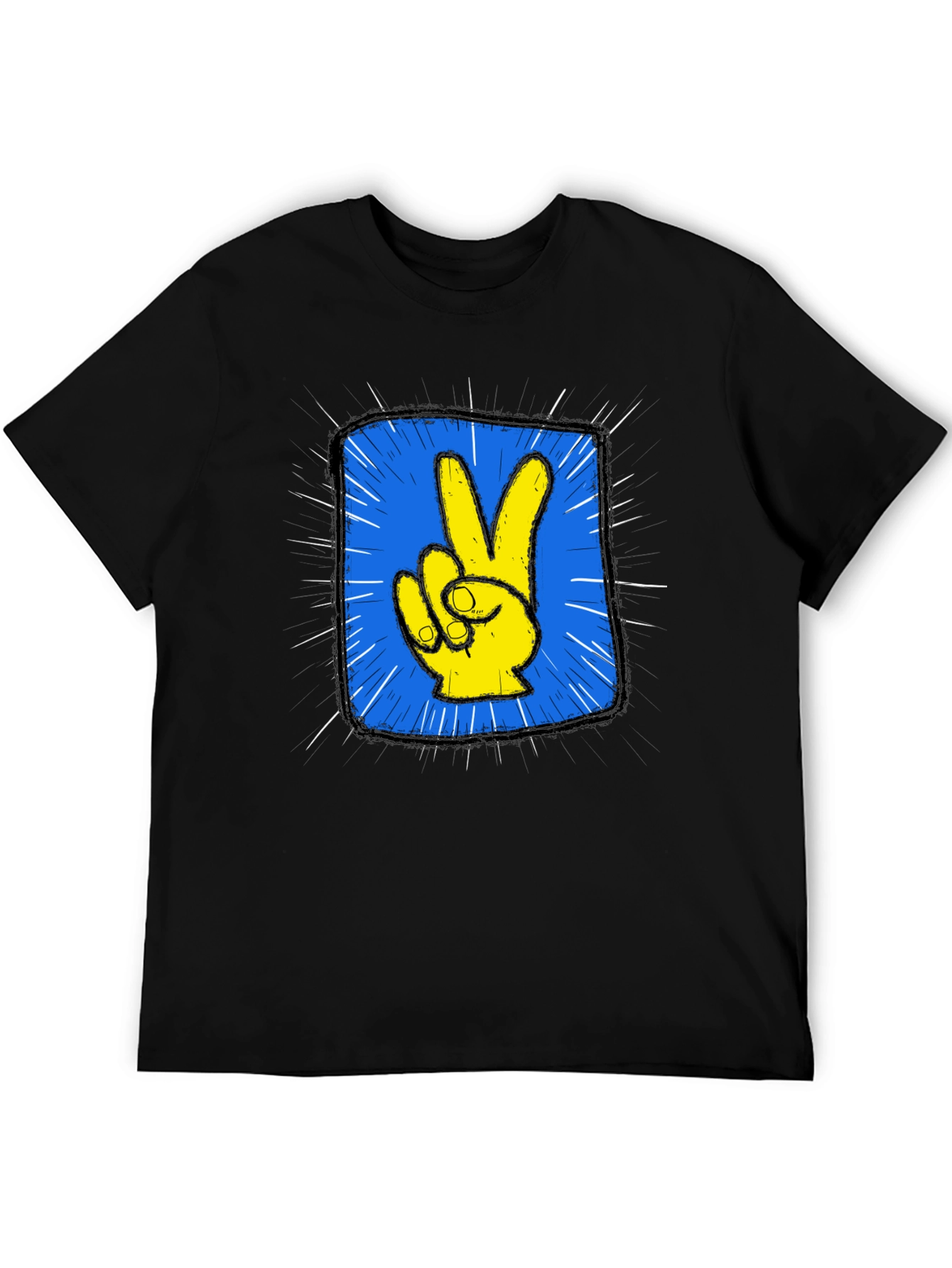Peace Hand Graphic Tee - Stylish & Comfortable