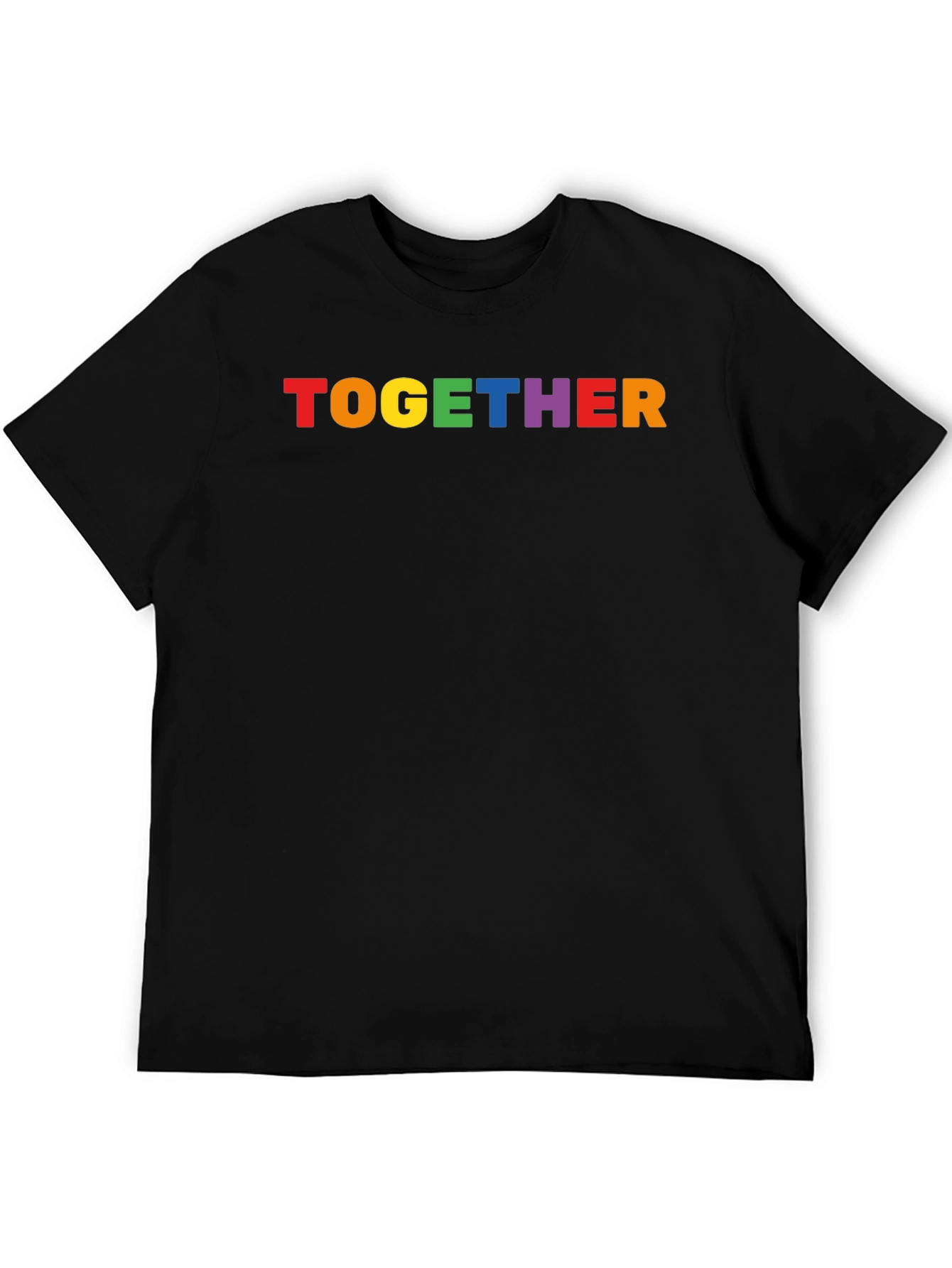 Together Rainbow Pride T-Shirt - Black