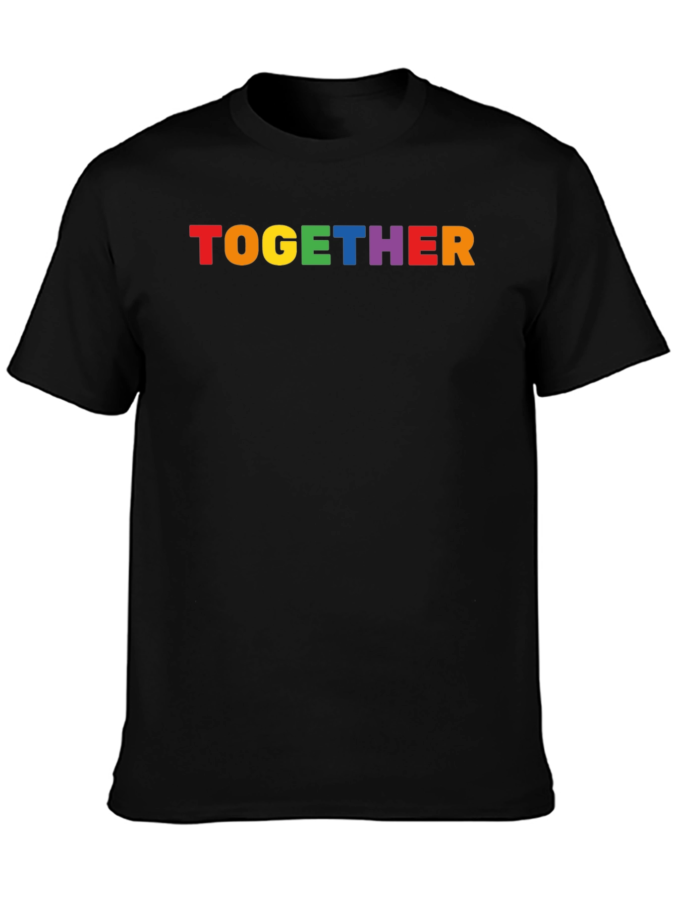Together Rainbow Pride T-Shirt - Black