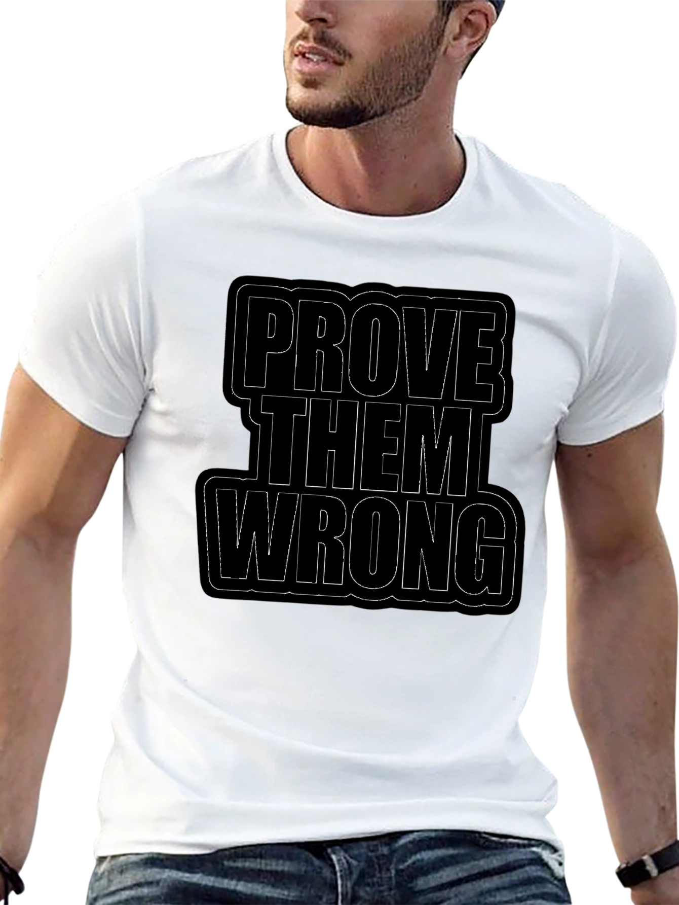 Prove Them Wrong Black Graphic Tee