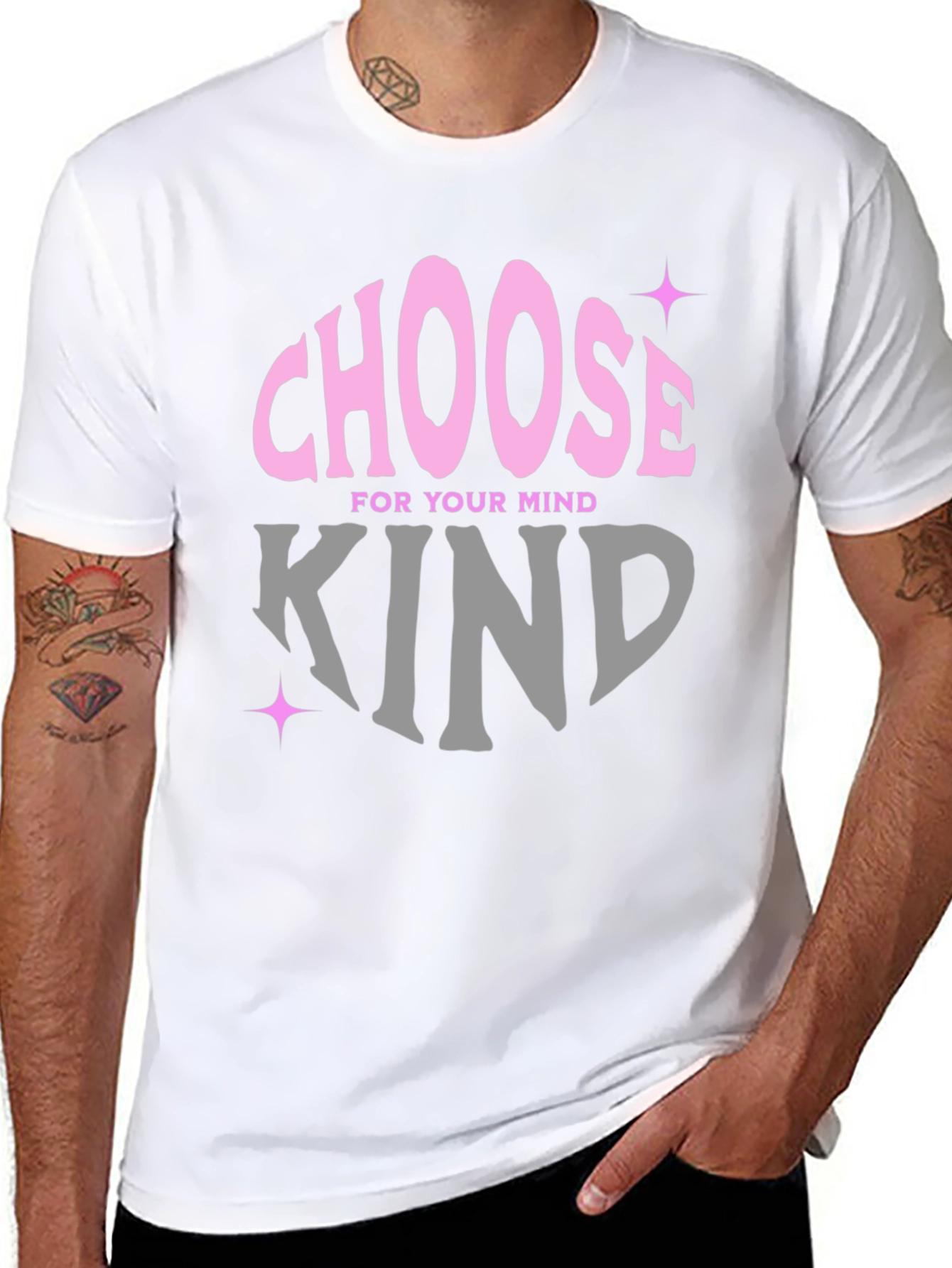 Choose Kind Graphic T-Shirt - Positive Mindset Tee