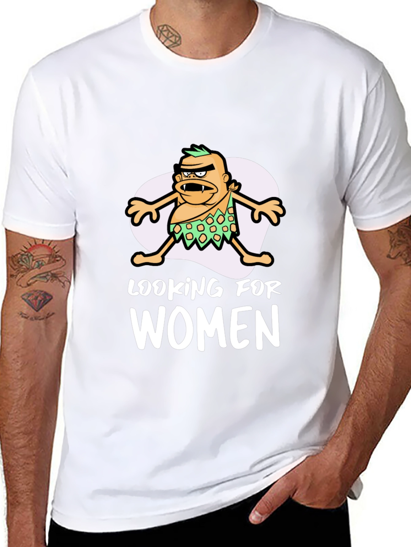 Looking for Women Cartoon T-Shirt