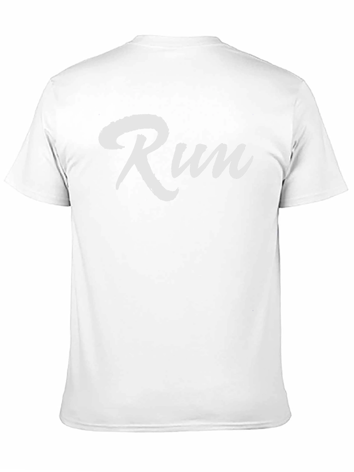 Run T-Shirt - Black Cotton Tee