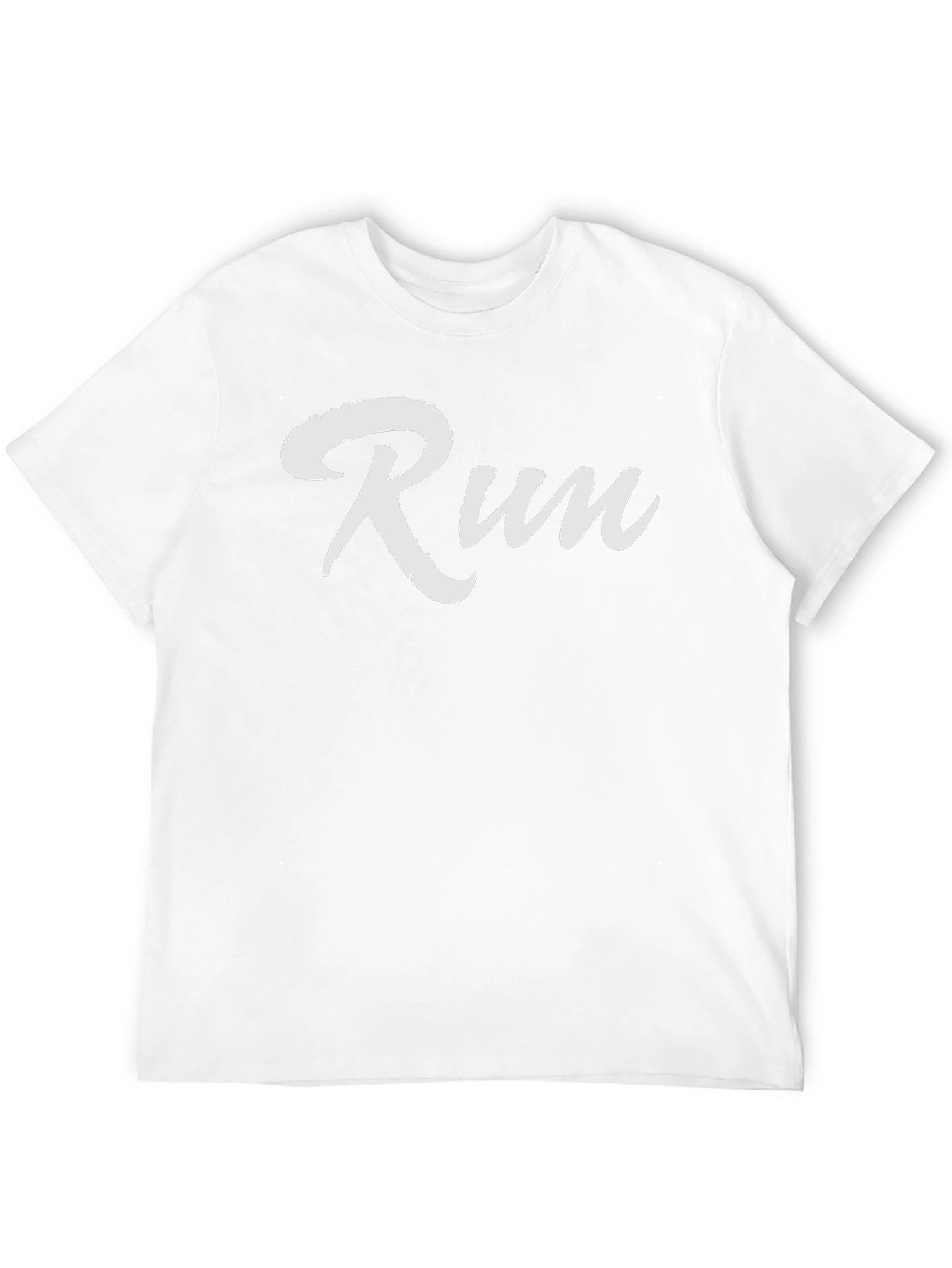 Run T-Shirt - Black Cotton Tee