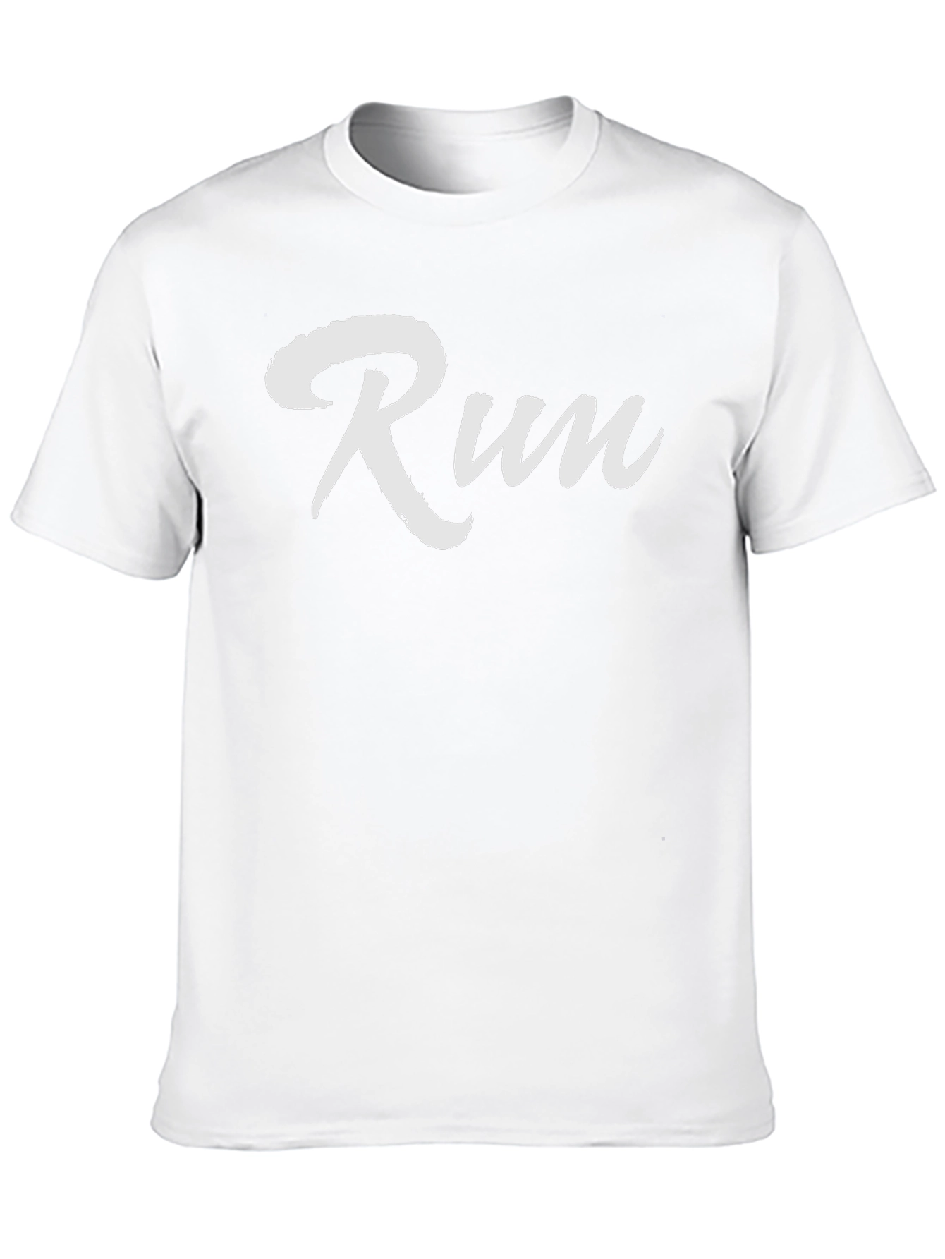 Run T-Shirt - Black Cotton Tee
