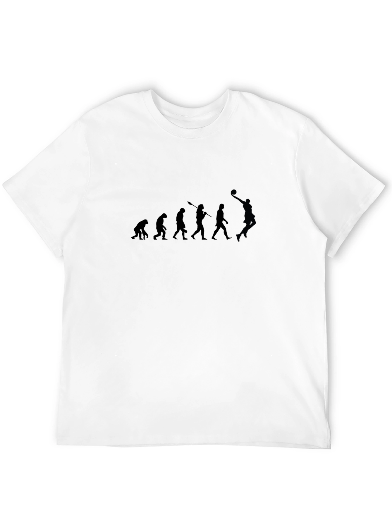 Basketball Evolution Black T-Shirt