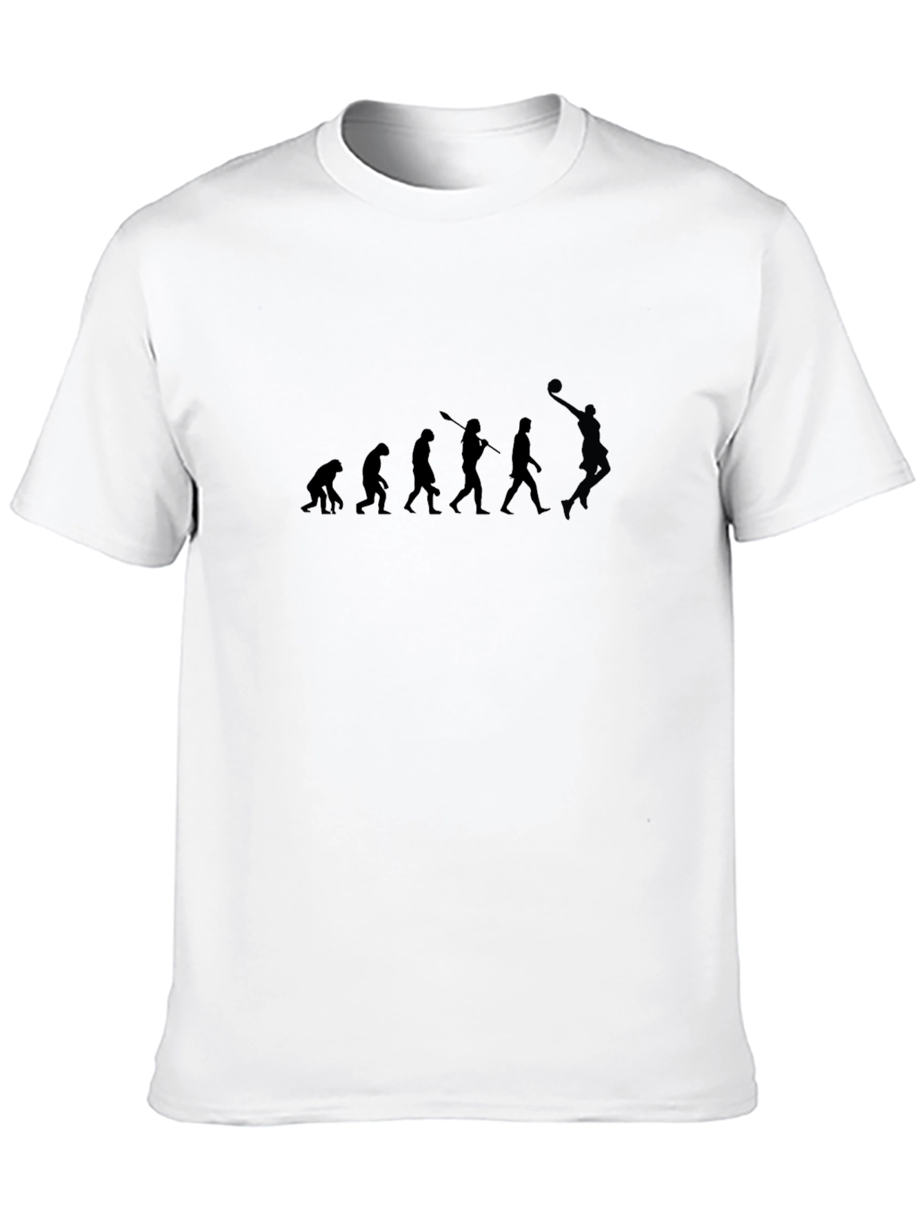 Basketball Evolution Black T-Shirt