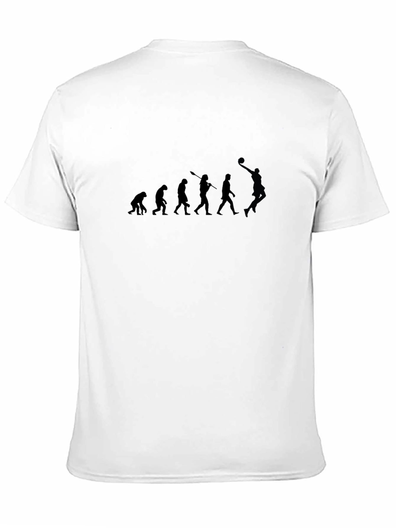 Basketball Evolution Black T-Shirt