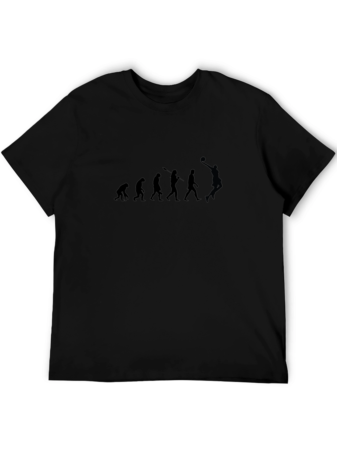 Basketball Evolution Black T-Shirt