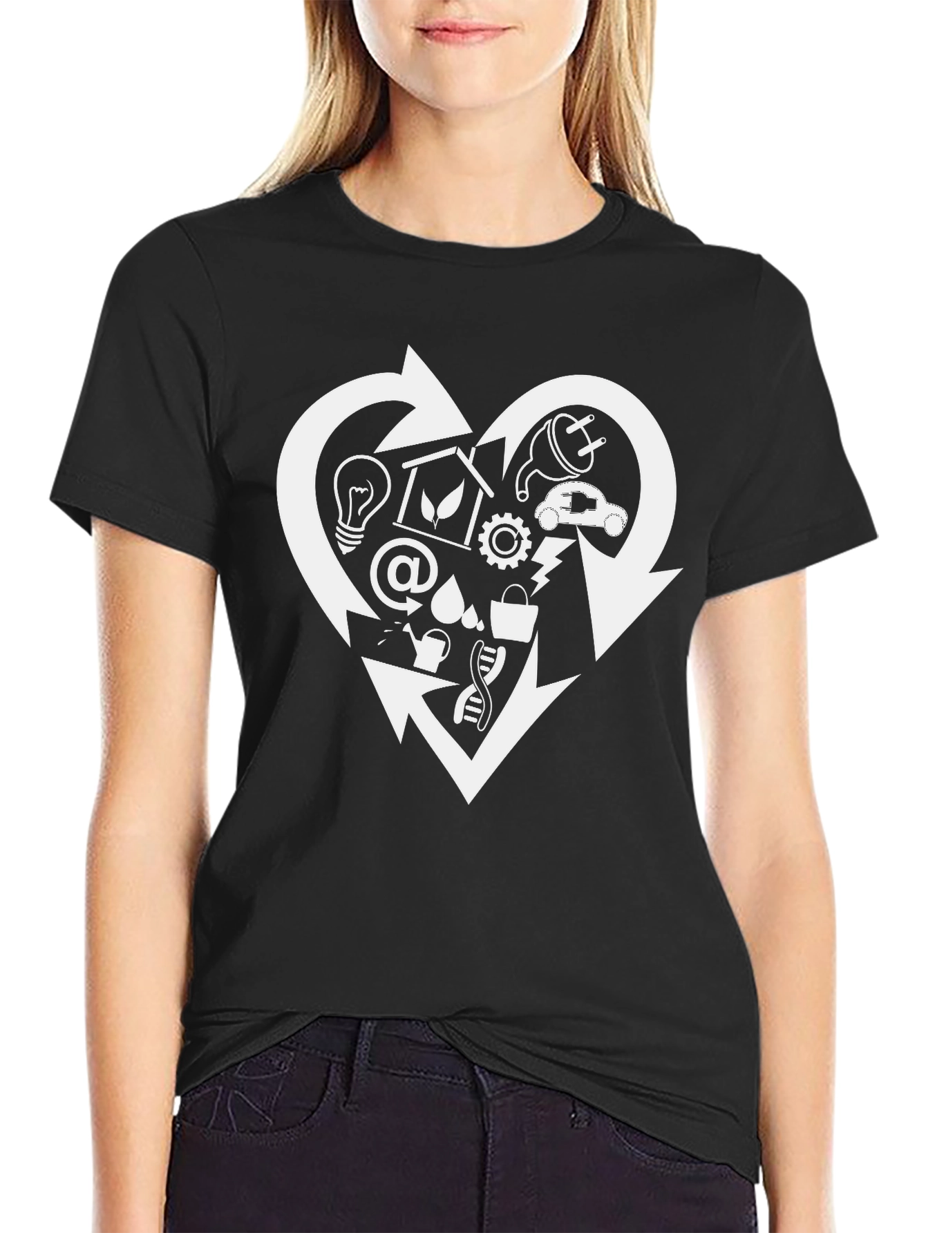 Eco Heart Graphic T-Shirt
