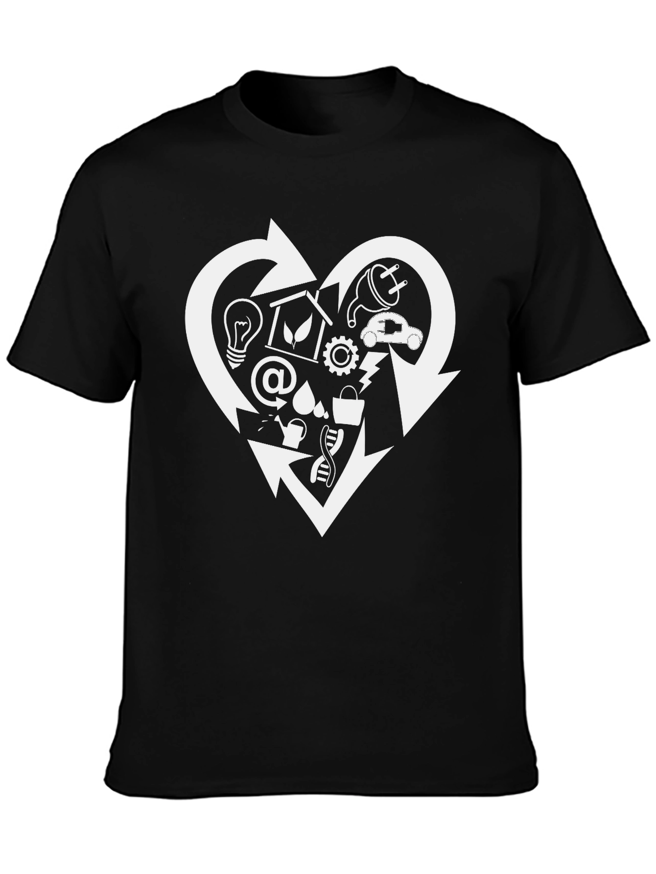 Eco Heart Graphic T-Shirt
