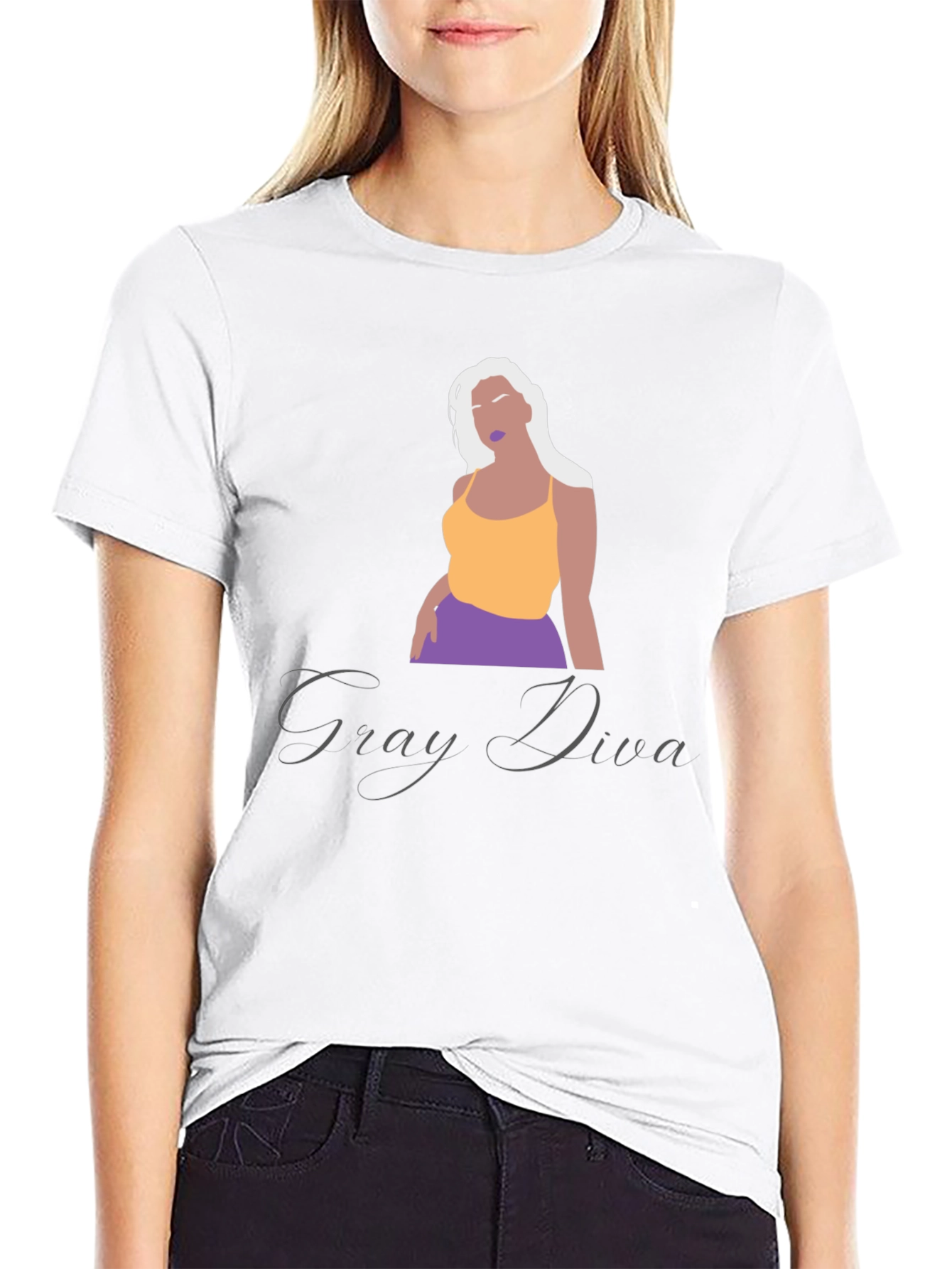 Gray Diva Graphic Tee - Unisex