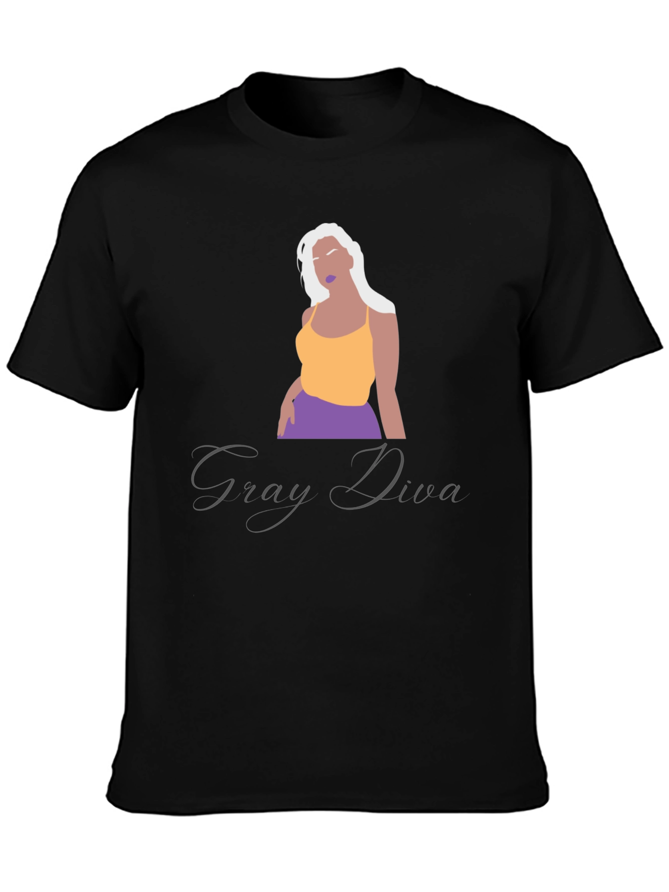 Gray Diva Graphic Tee - Unisex