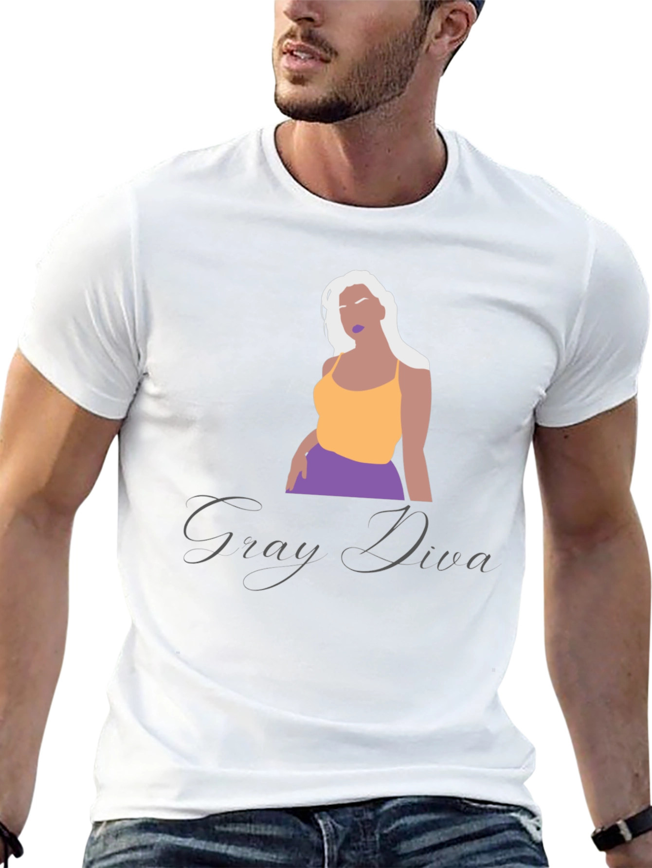 Gray Diva Graphic Tee - Unisex