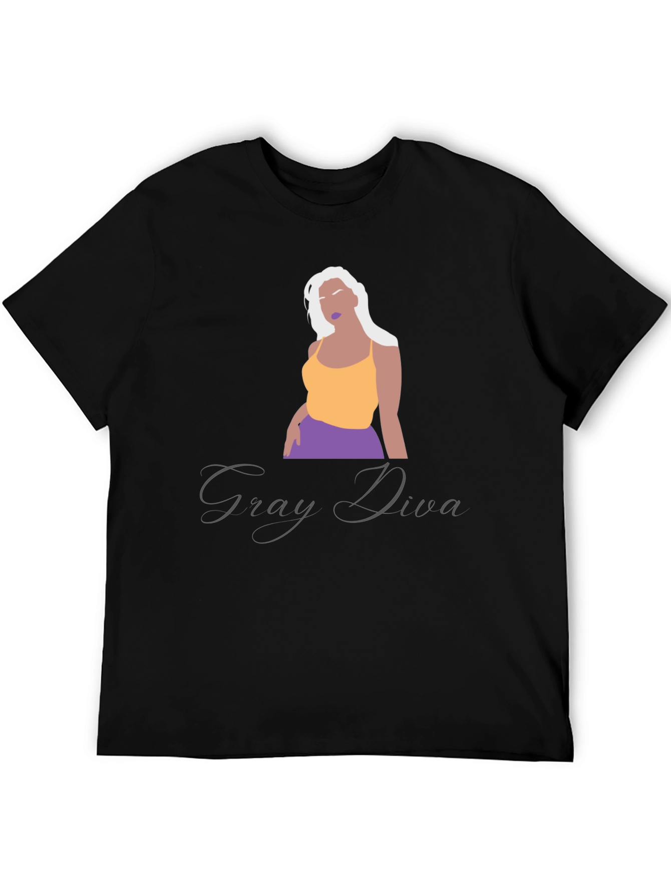 Gray Diva Graphic Tee - Unisex