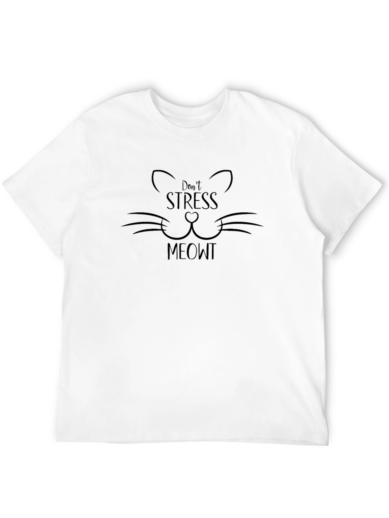 Dont Stress Meowt T-Shirt - Cat Lover Tee