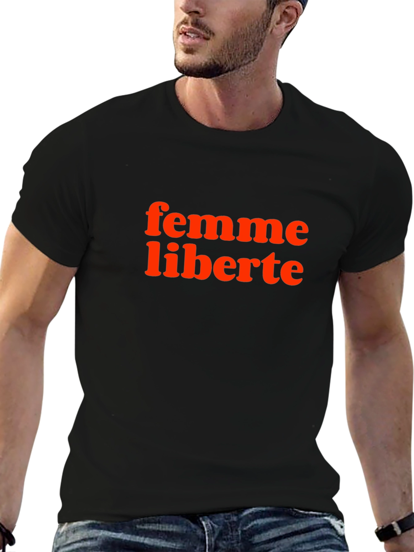Femme Liberte Graphic Tee - Black Unisex Shirt