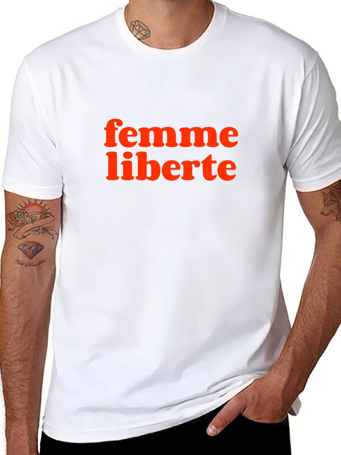 Femme Liberte Graphic Tee - Black Unisex Shirt
