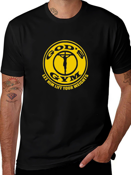 Gods Gym T-Shirt - Lift Your Weights