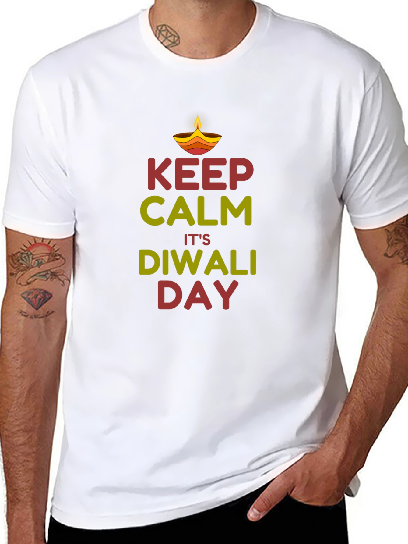Keep Calm Its Diwali Day T-Shirt