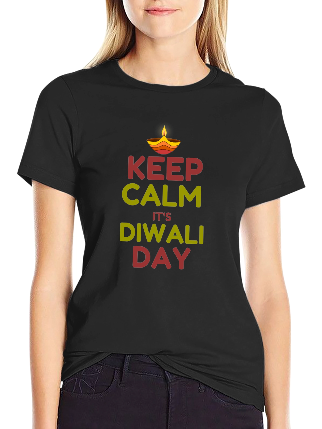 Keep Calm Its Diwali Day T-Shirt