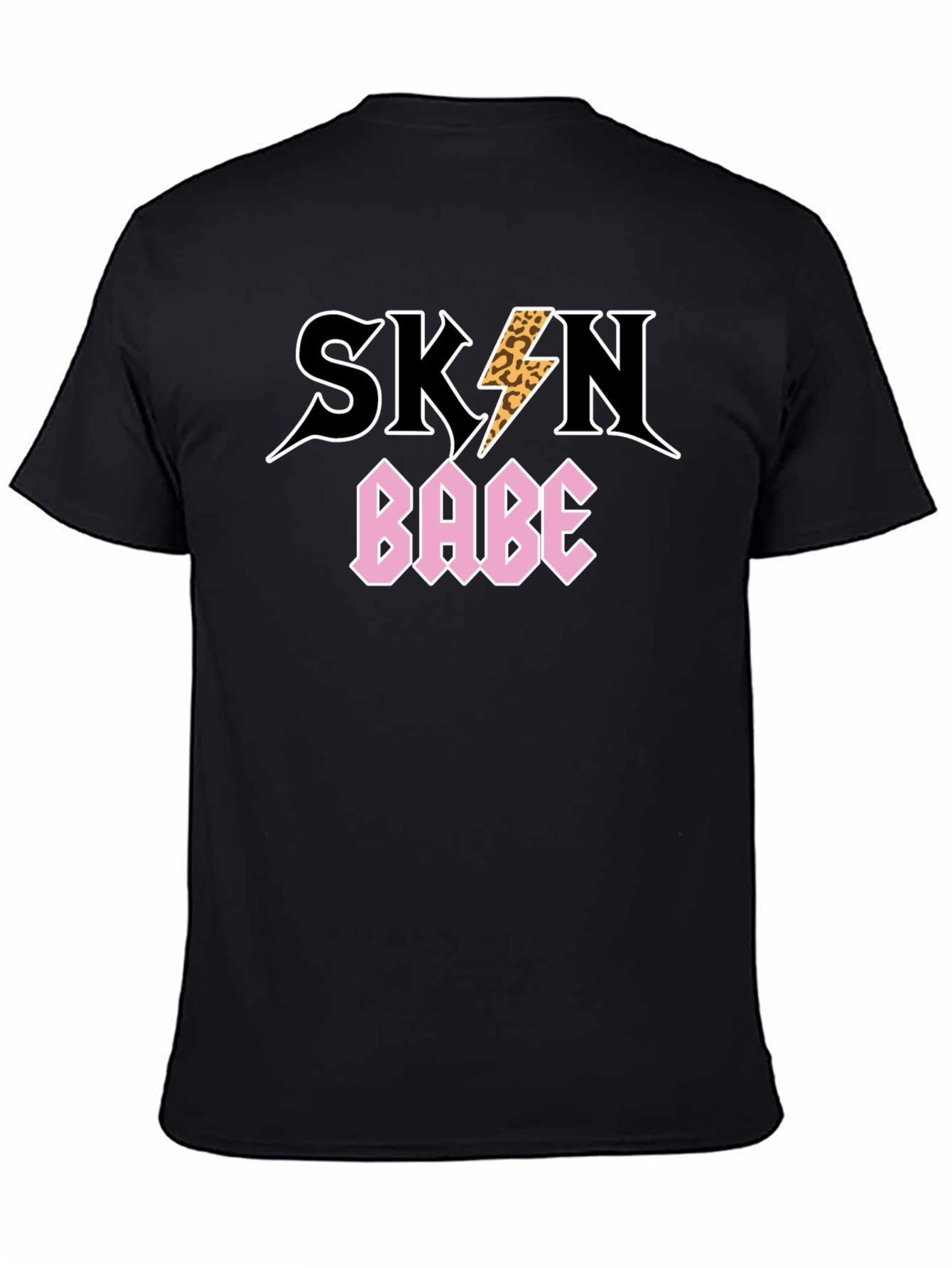 Skan Babe Black Graphic T-Shirt